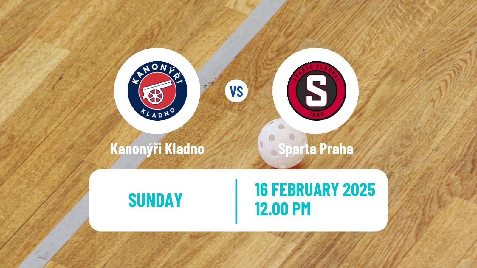 Floorball Czech Superliga Floorball Kanonýři Kladno - Sparta Praha