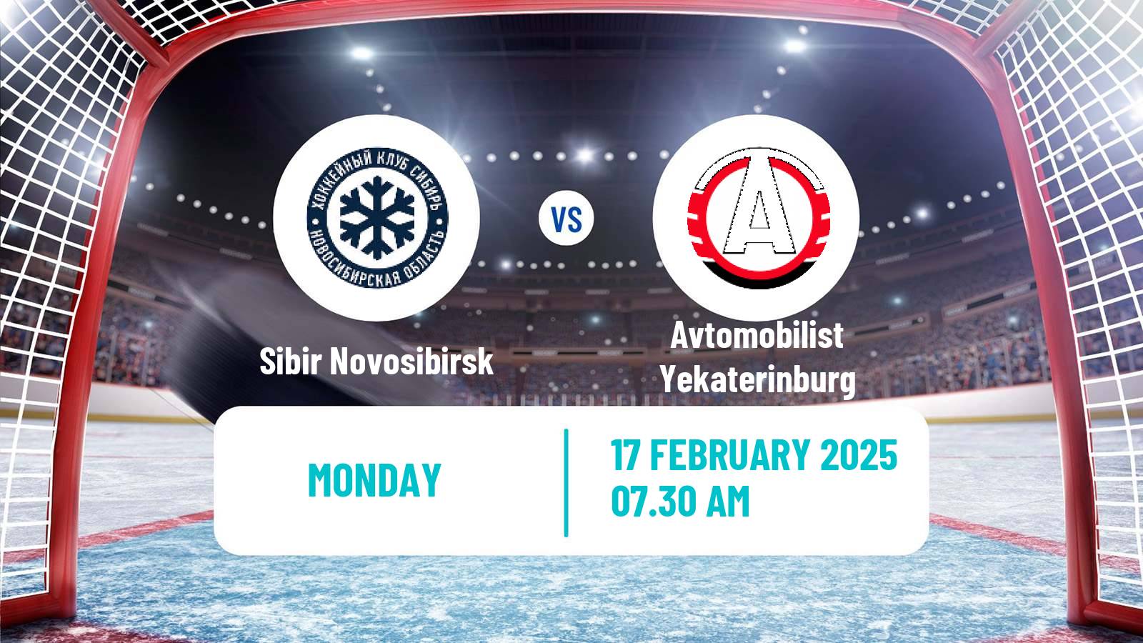 Hockey KHL Sibir Novosibirsk - Avtomobilist Yekaterinburg