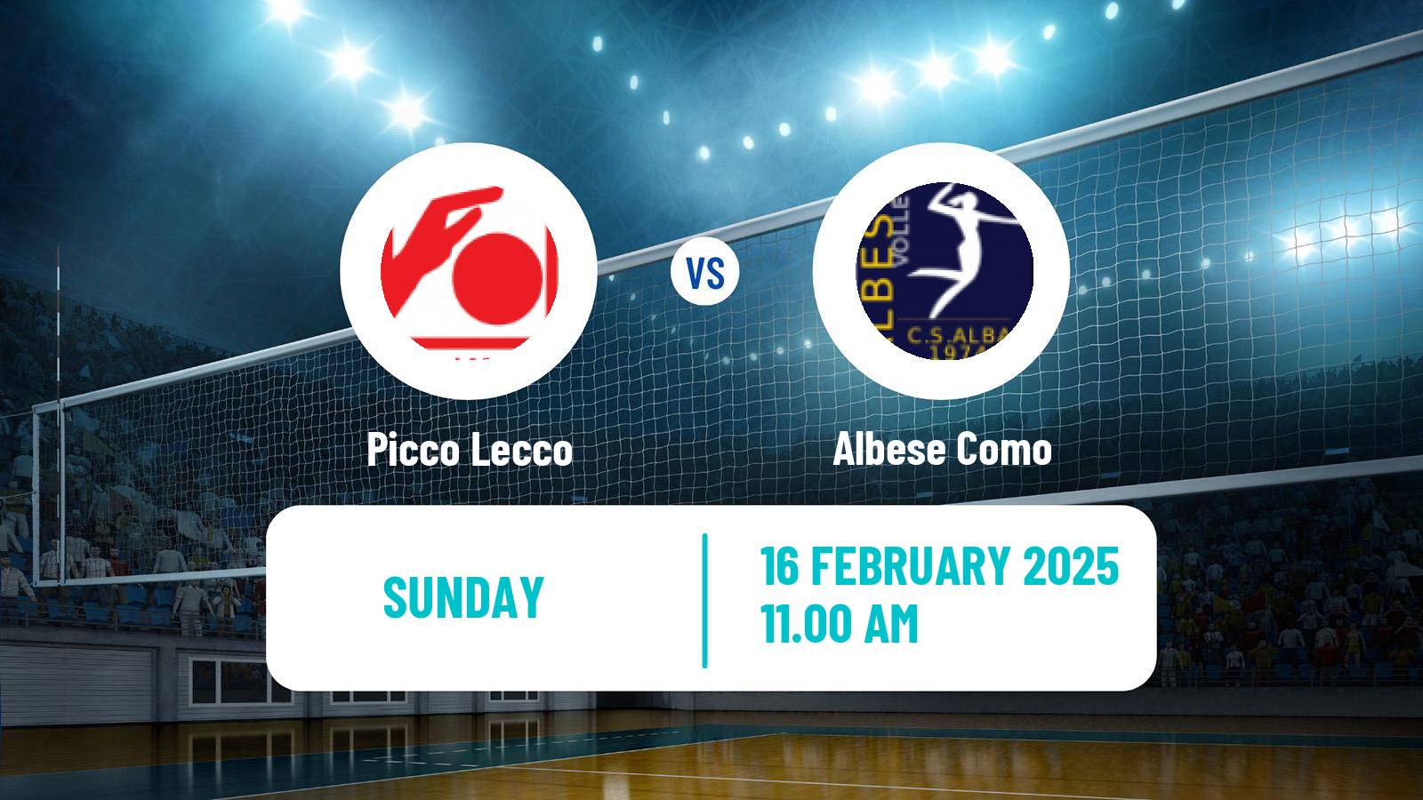 Volleyball Italian Serie A2 Volleyball Women Picco Lecco - Albese Como