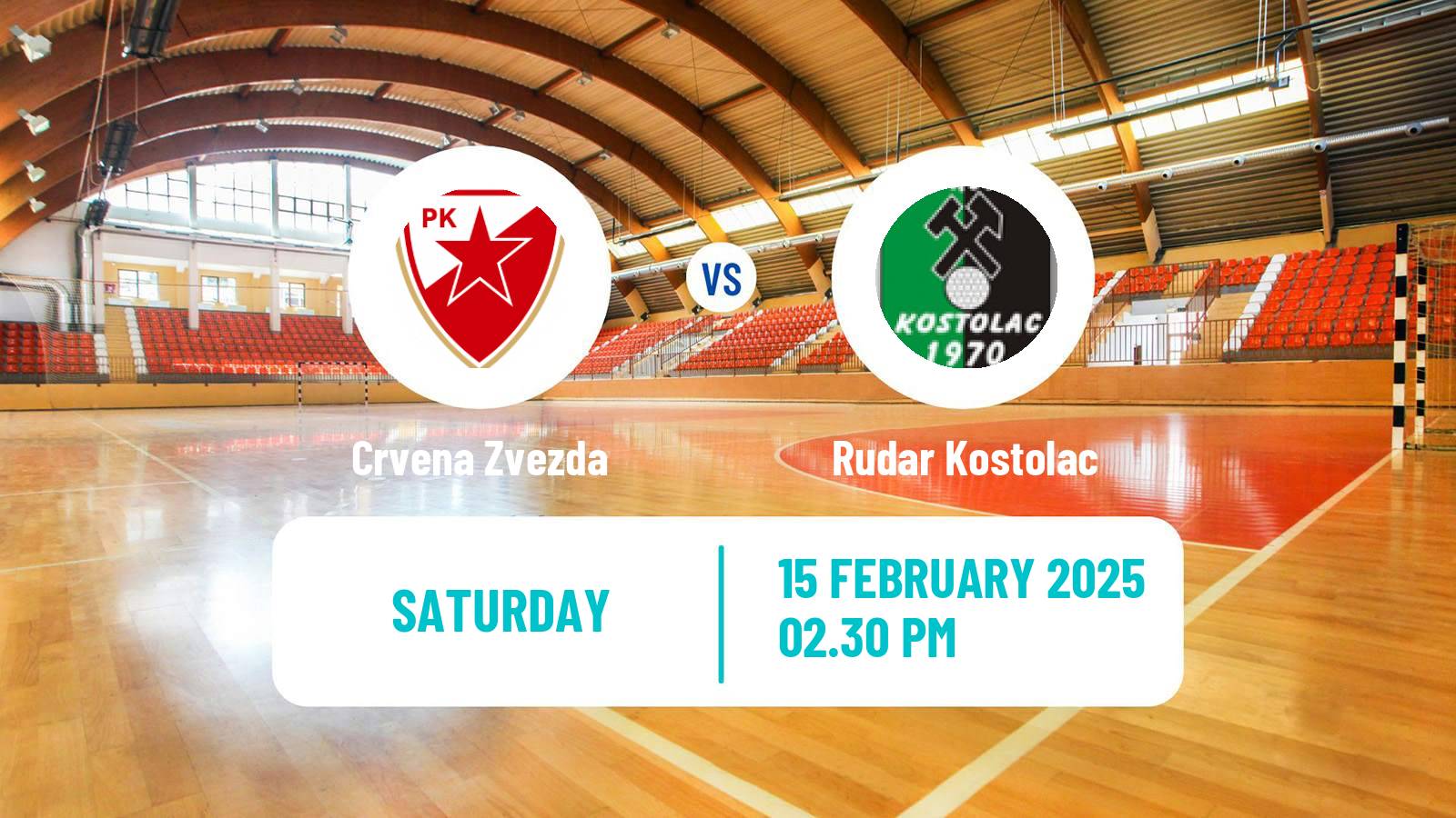 Handball Serbian Superliga Handball Crvena Zvezda - Rudar Kostolac