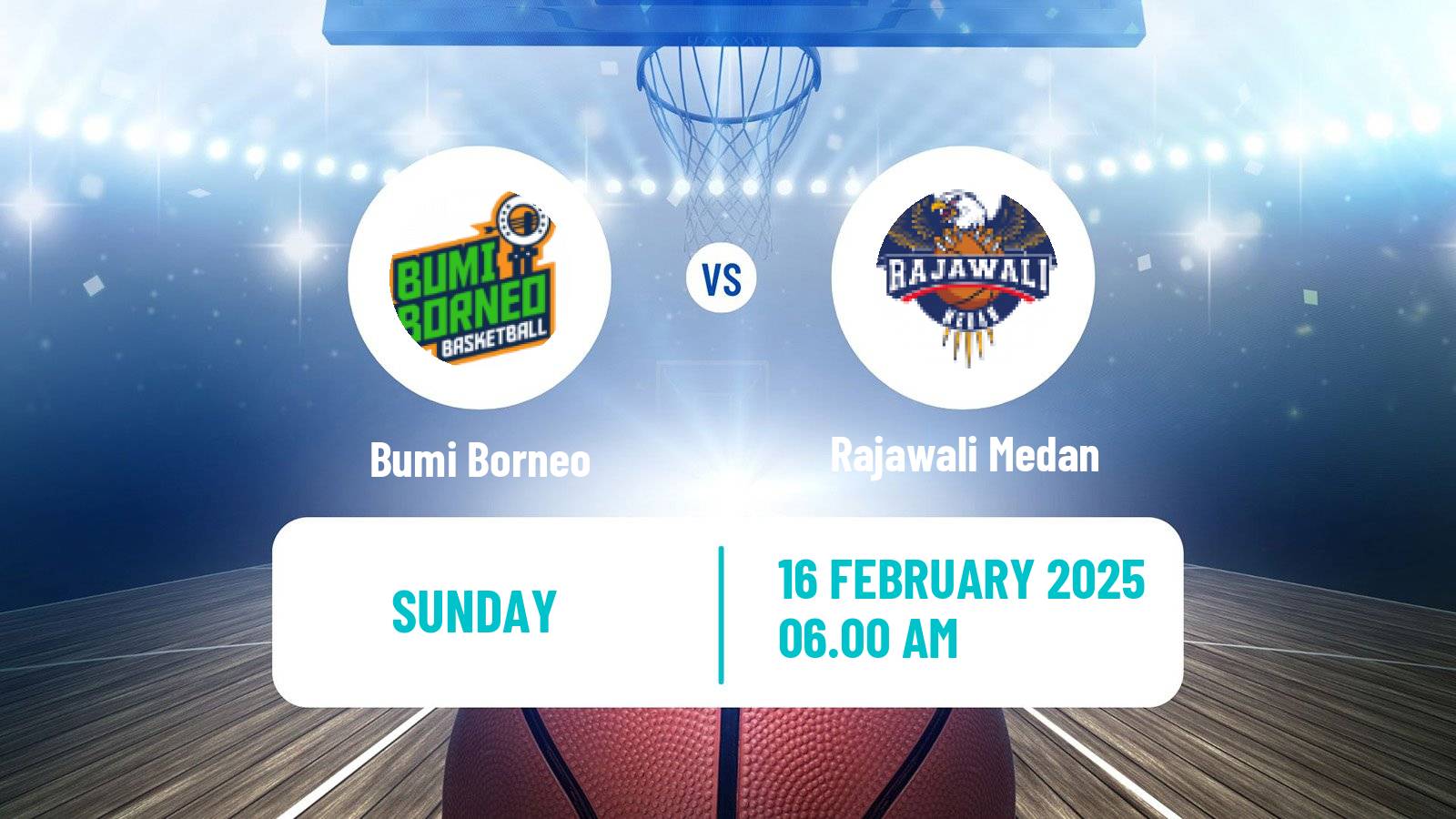 Basketball Indonesian IBL Bumi Borneo - Rajawali Medan