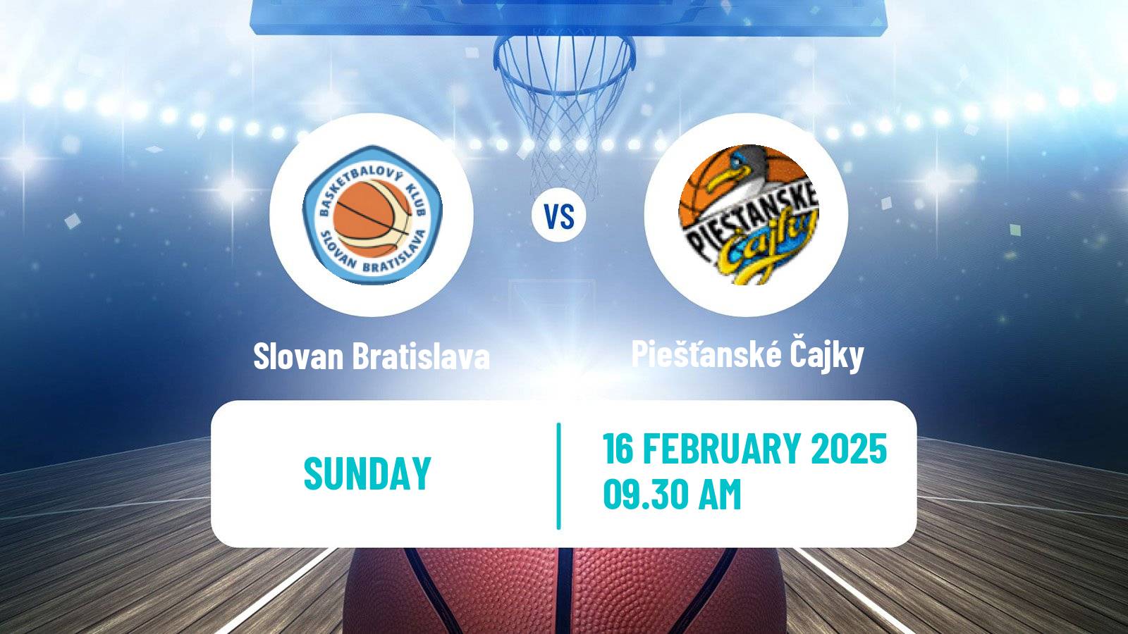 Basketball Slovak Extraliga Basketball Women Slovan Bratislava - Piešťanské Čajky