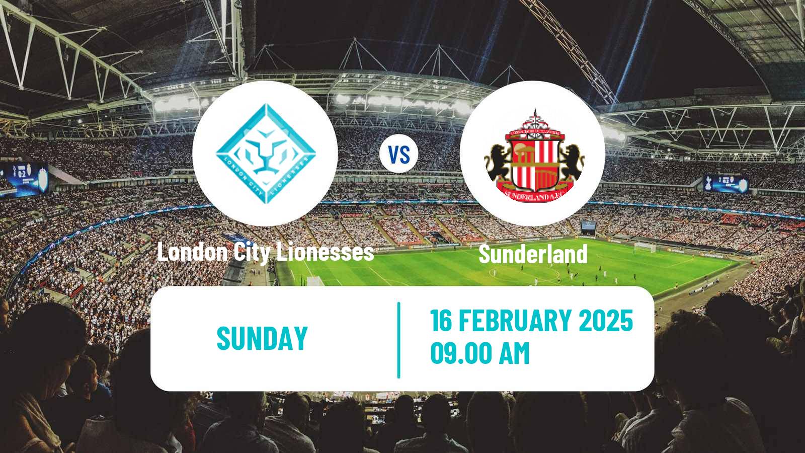 Soccer English Women Championship London City Lionesses - Sunderland