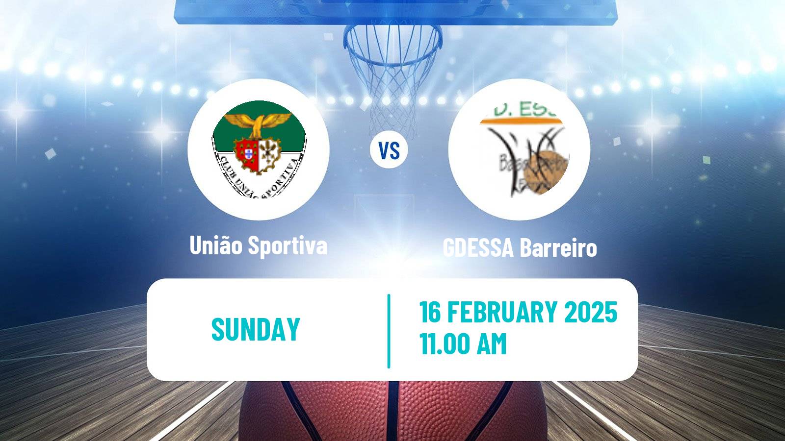 Basketball Portuguese LFB União Sportiva - GDESSA Barreiro