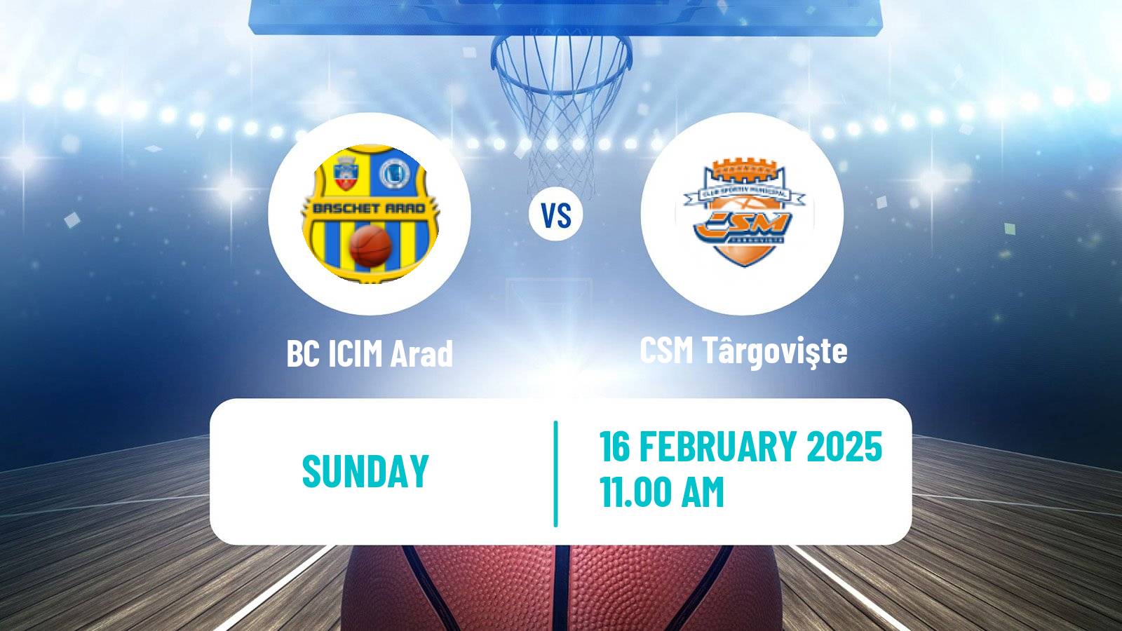 Basketball Romanian Liga National Basketball Women ICIM Arad - CSM Târgovişte