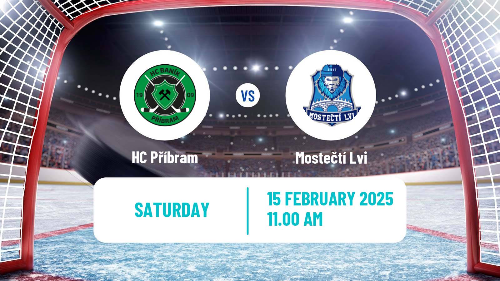 Hockey Czech 2 Liga Hockey West Příbram - Mostečtí Lvi