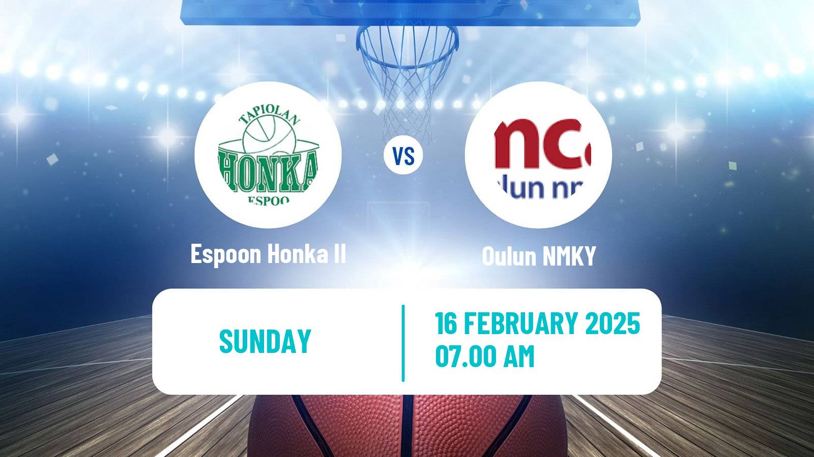 Basketball Finnish I Divisioona Basketball Women Espoon Honka II - Oulun NMKY