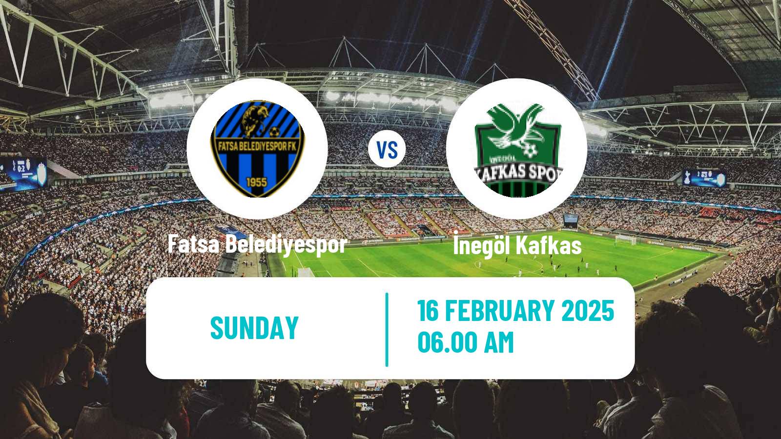 Soccer Turkish 3 Lig Group 2 Fatsa Belediyespor - İnegöl Kafkas