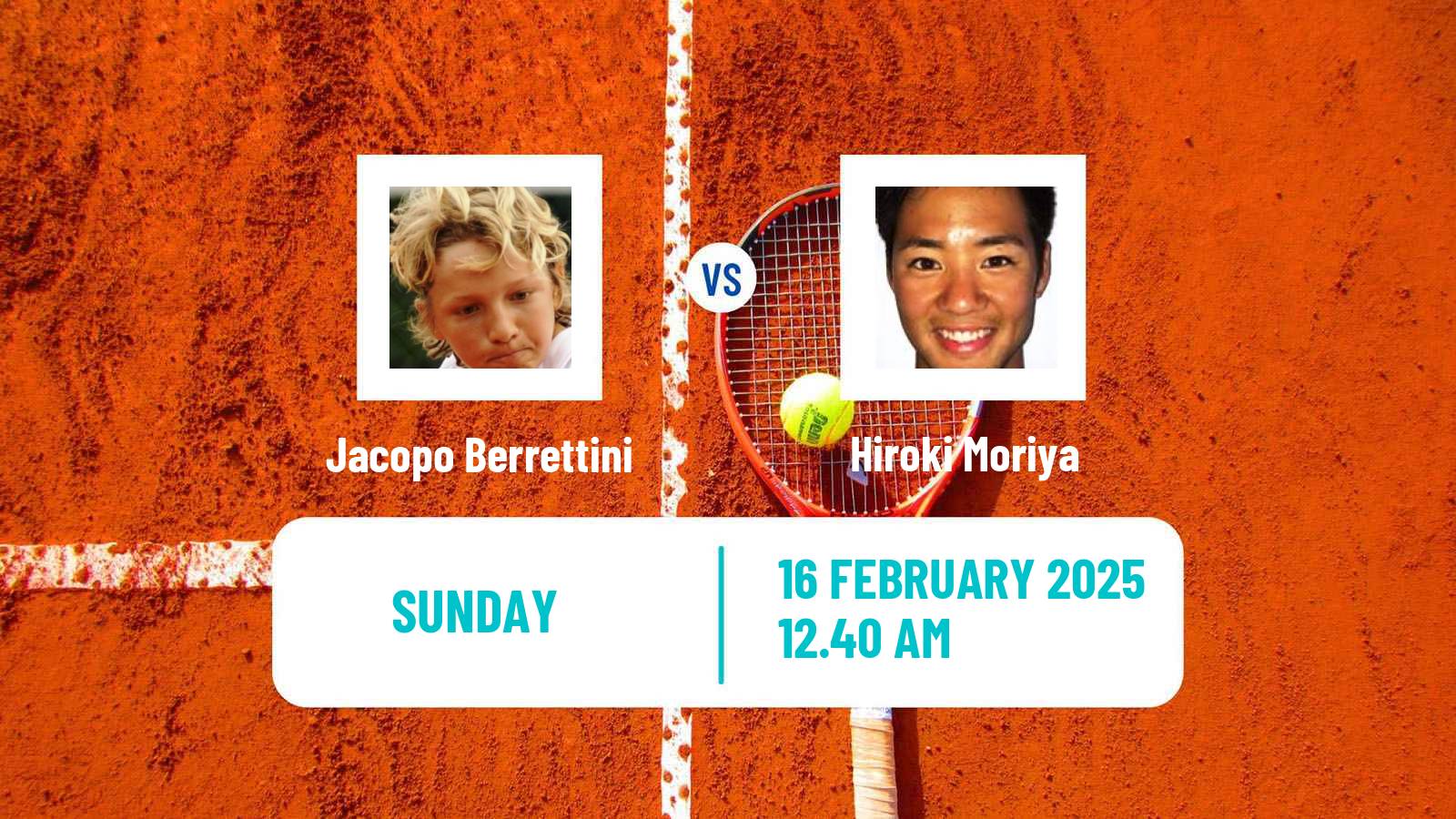 Tennis Pune Challenger Men 2025 Jacopo Berrettini - Hiroki Moriya