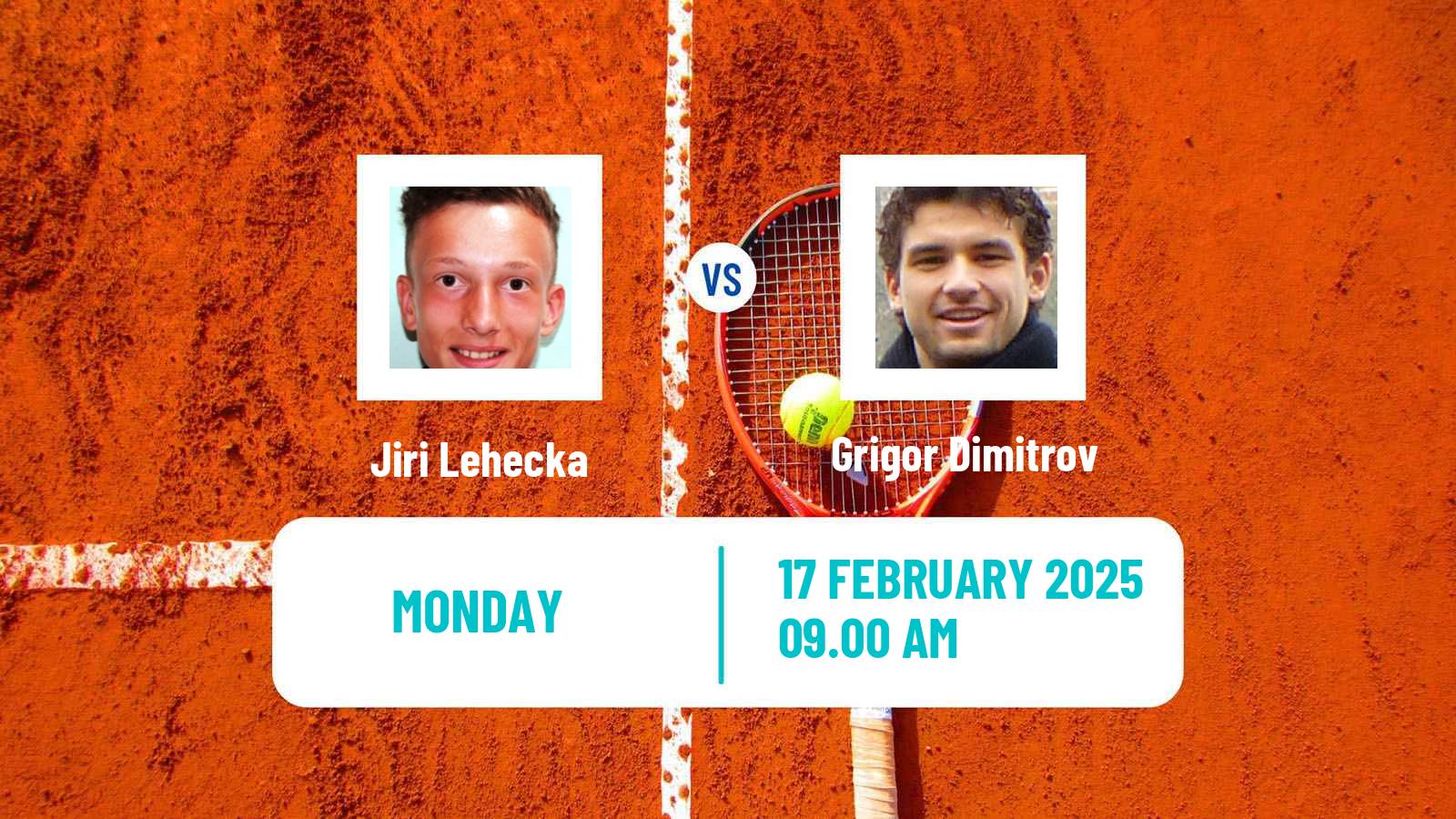 Tennis ATP Doha Jiri Lehecka - Grigor Dimitrov