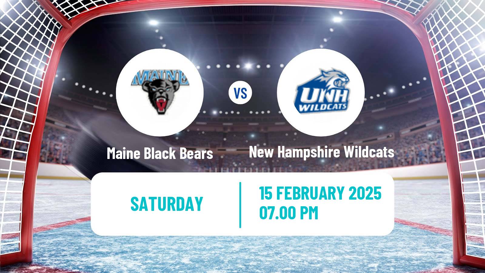 Hockey NCAA Hockey Maine Black Bears - New Hampshire Wildcats