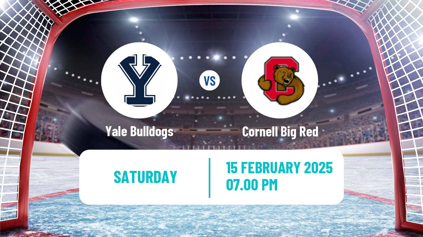 Hockey NCAA Hockey Yale Bulldogs - Cornell Big Red