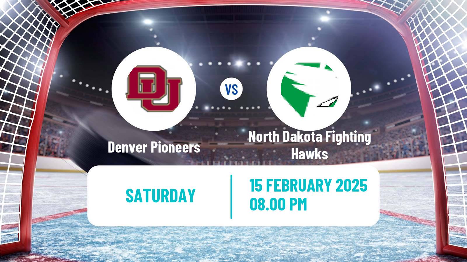 Hockey NCAA Hockey Denver Pioneers - North Dakota Fighting Hawks