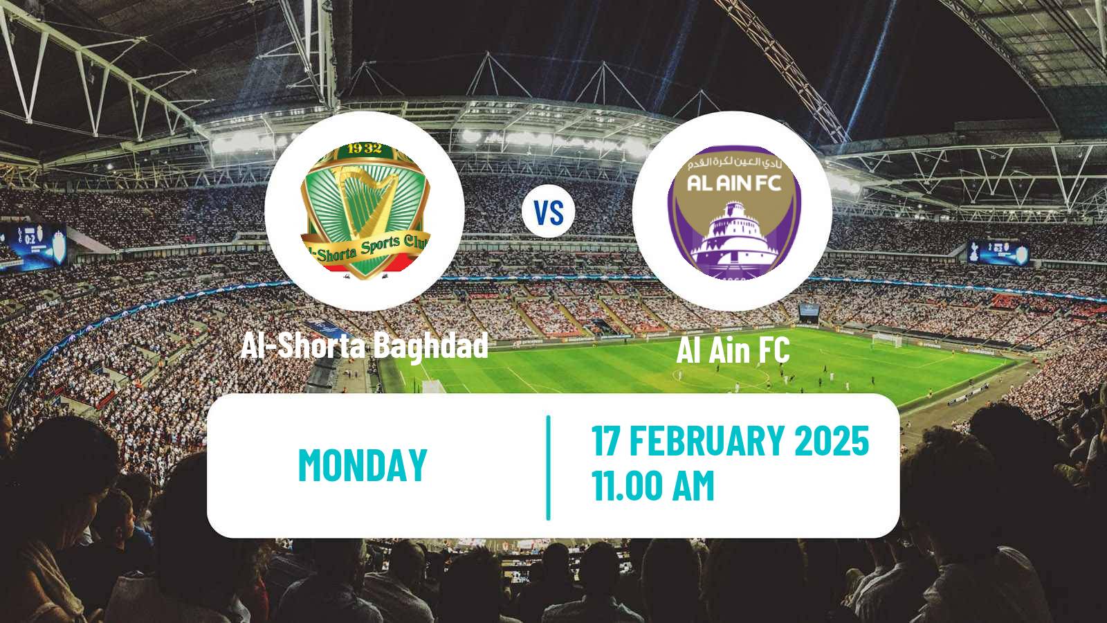 Soccer AFC Champions League Al-Shorta Baghdad - Al Ain