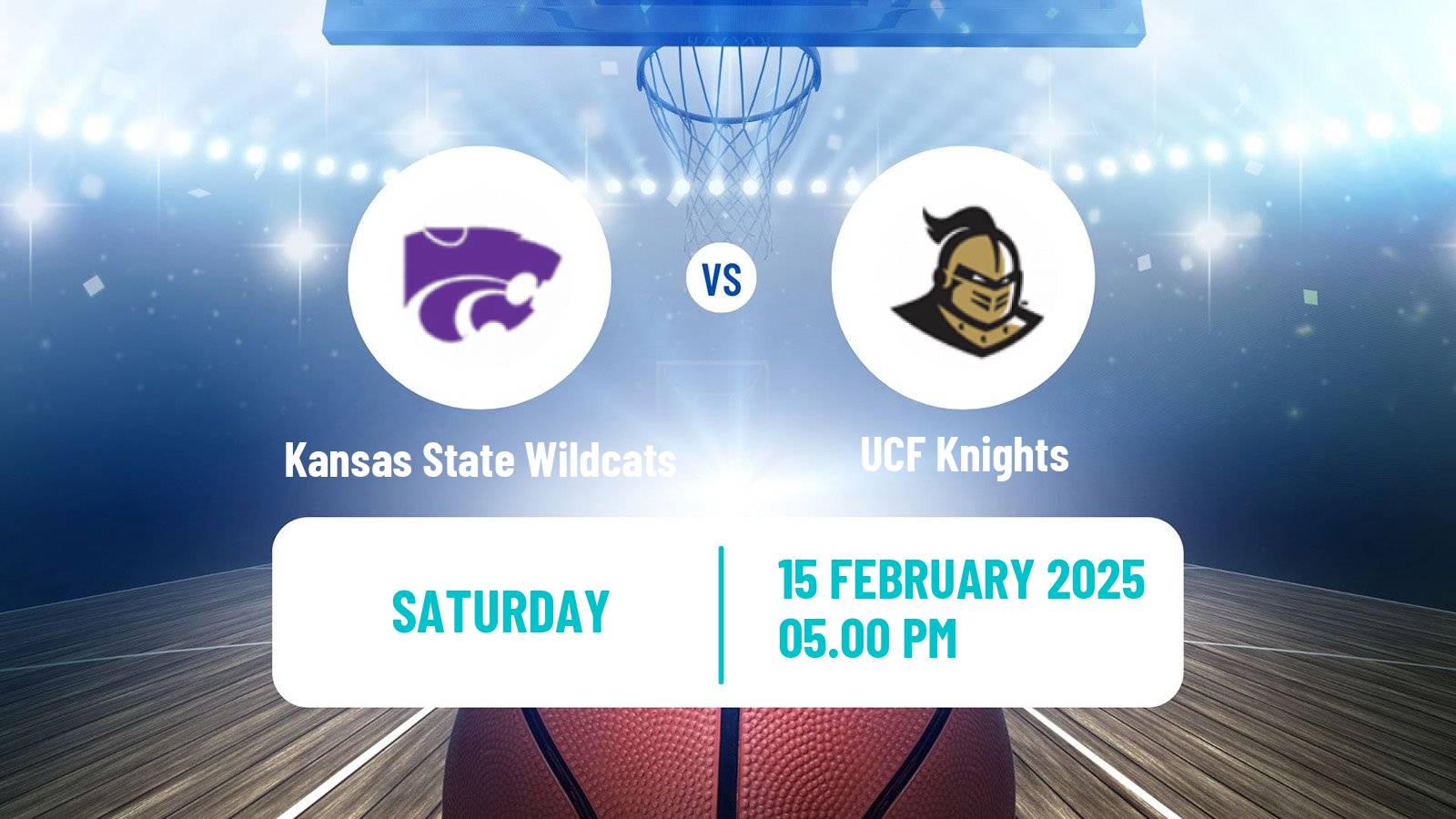 Basketball NCAA College Basketball Women Kansas State Wildcats - UCF Knights