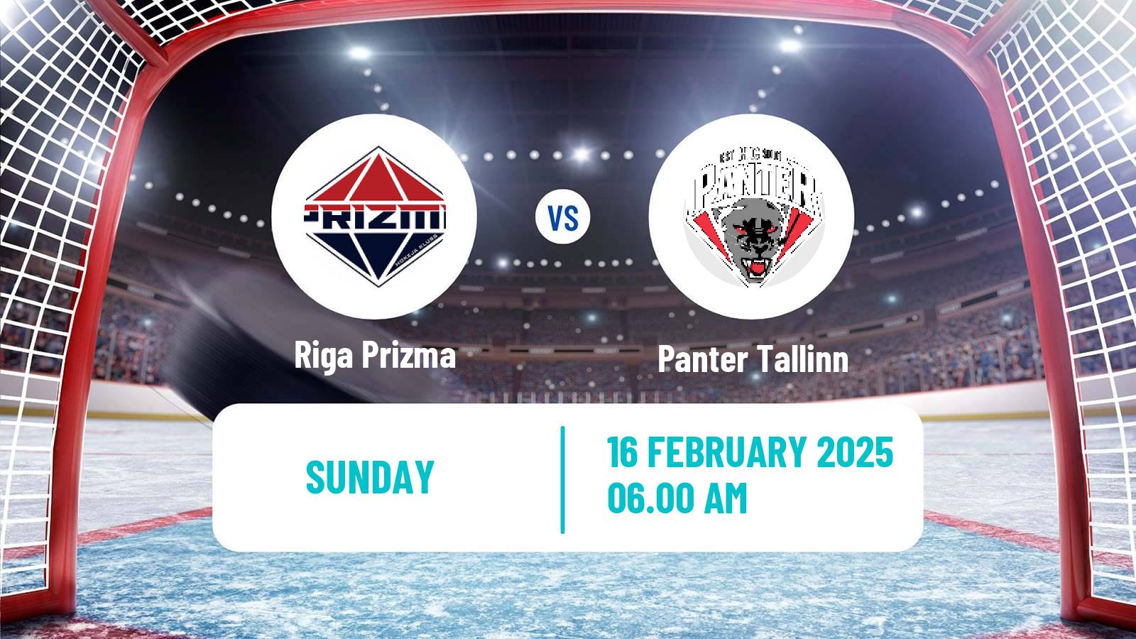 Hockey Latvian Hokeja Liga Riga Prizma - Panter Tallinn