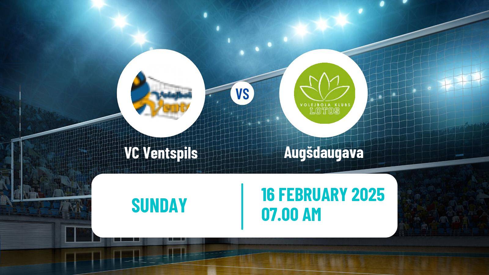 Volleyball Latvian Nacionala Liga Volleyball Ventspils - Augšdaugava