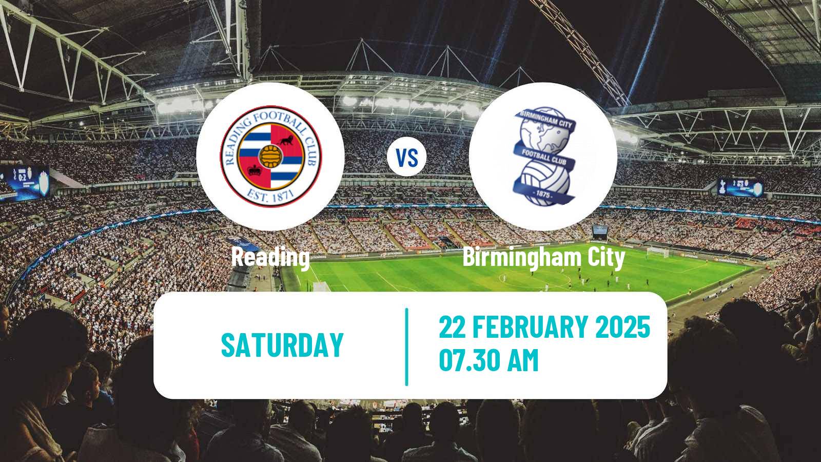 Soccer English League One Reading - Birmingham City