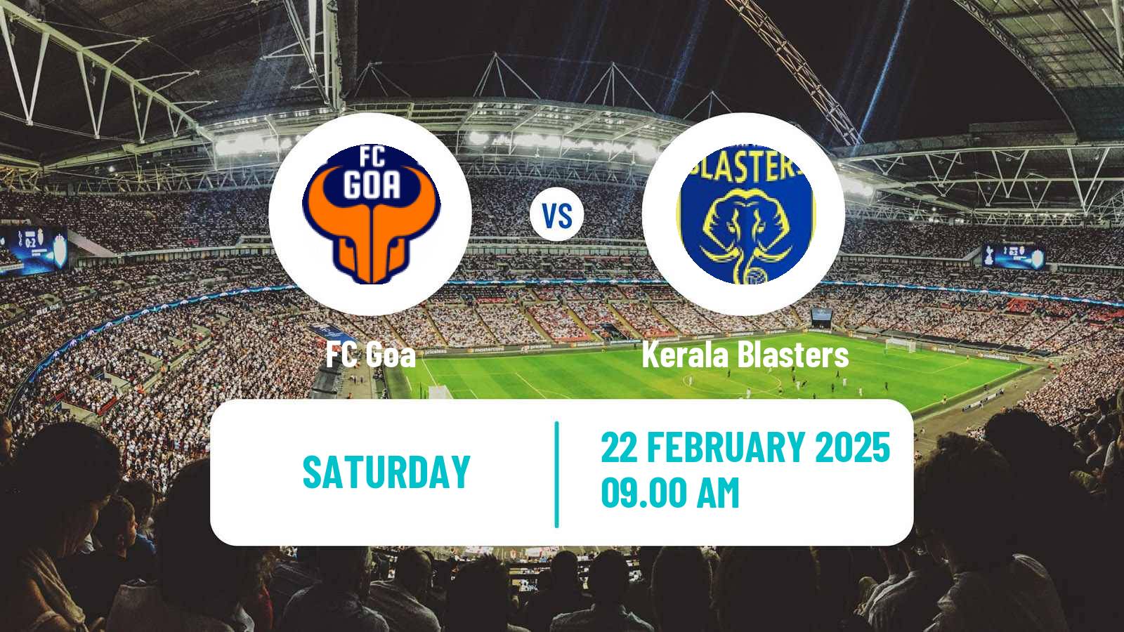 Soccer Indian ISL Goa - Kerala Blasters