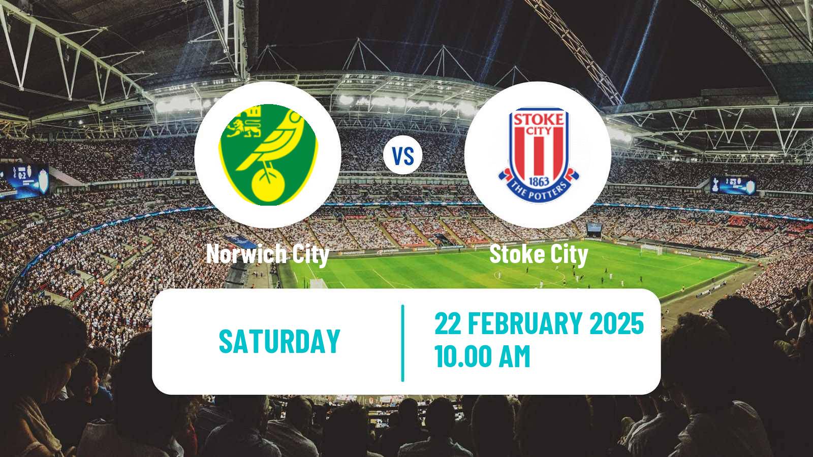 Soccer English League Championship Norwich City - Stoke City