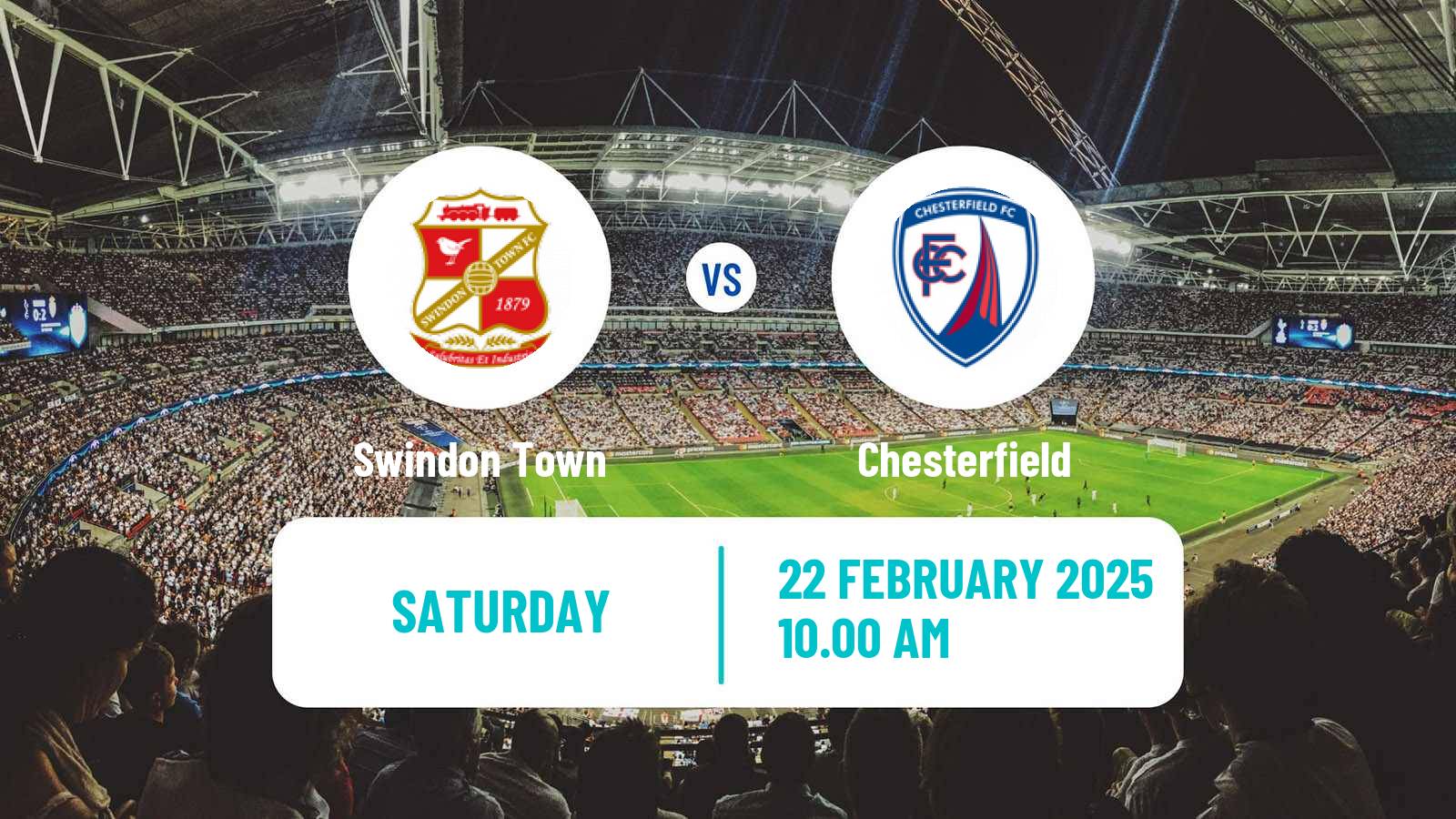 Soccer English League Two Swindon Town - Chesterfield