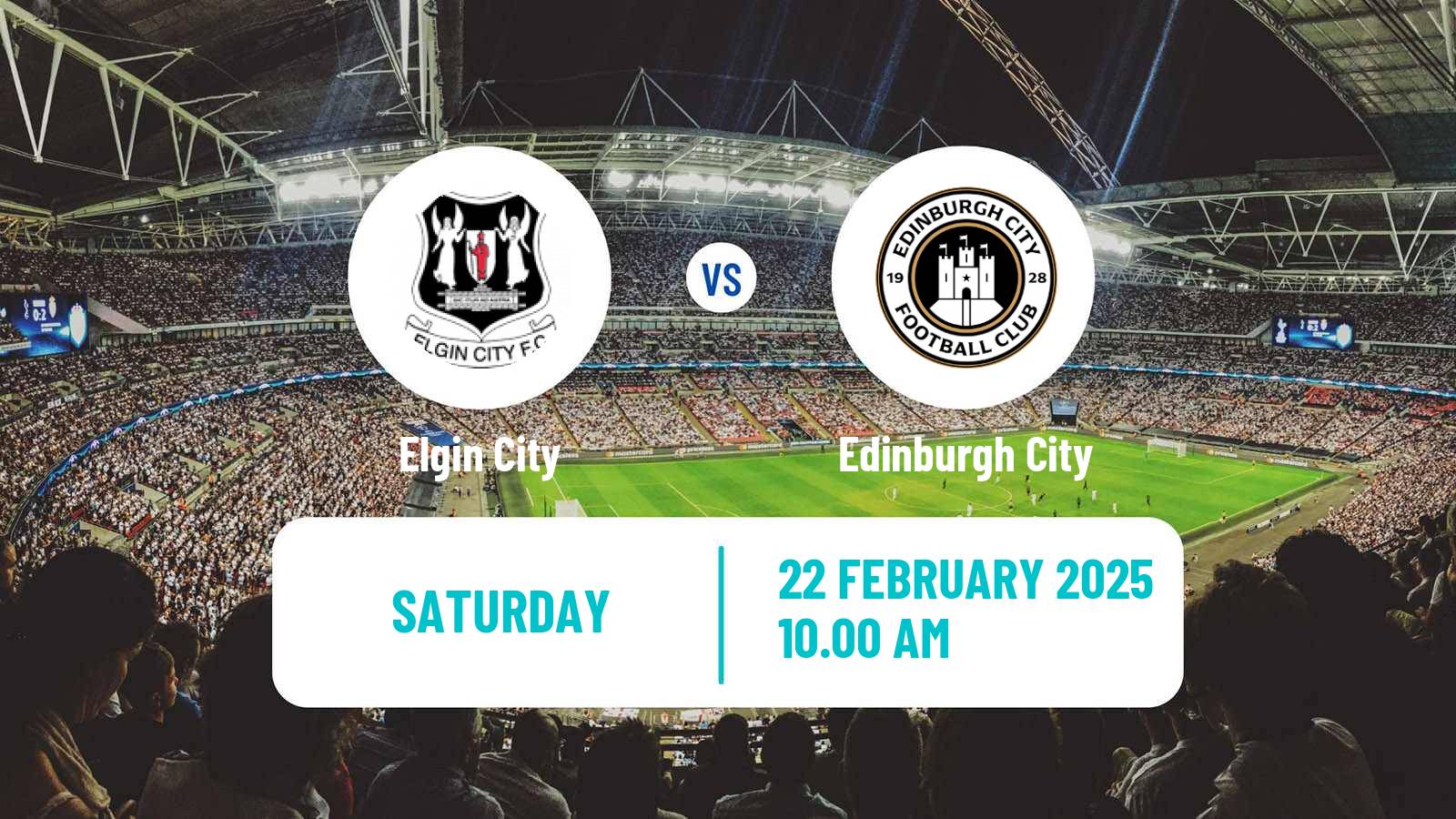 Soccer Scottish League Two Elgin City - Edinburgh City