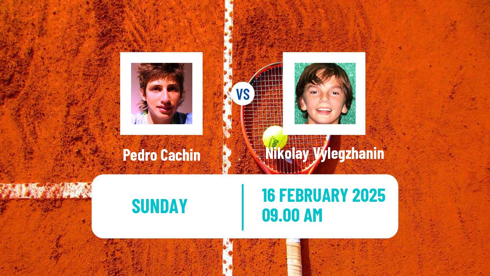 Tennis Pau Challenger Men Pedro Cachin - Nikolay Vylegzhanin