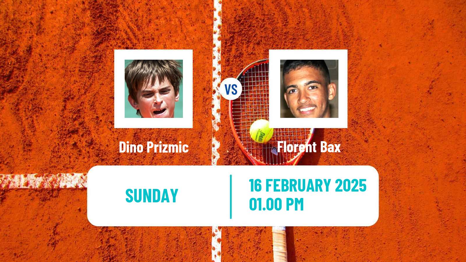 Tennis Pau Challenger Men Dino Prizmic - Florent Bax