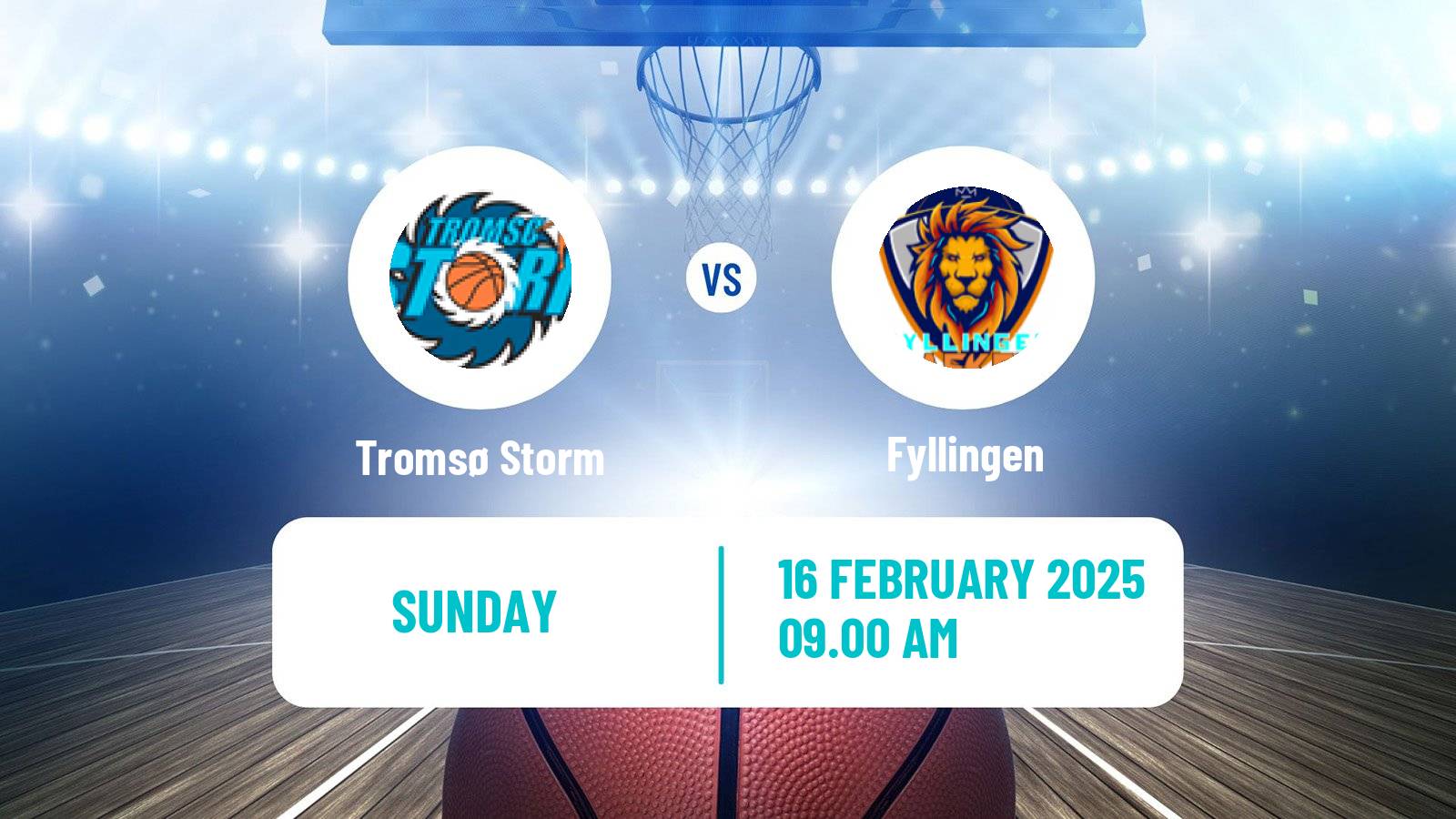 Basketball Norwegian BLNO Tromsø Storm - Fyllingen