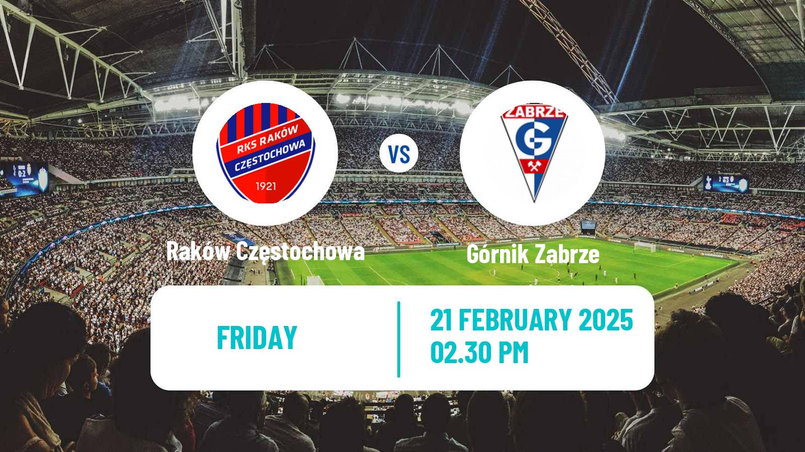 Soccer Polish Ekstraklasa Raków Częstochowa - Górnik Zabrze