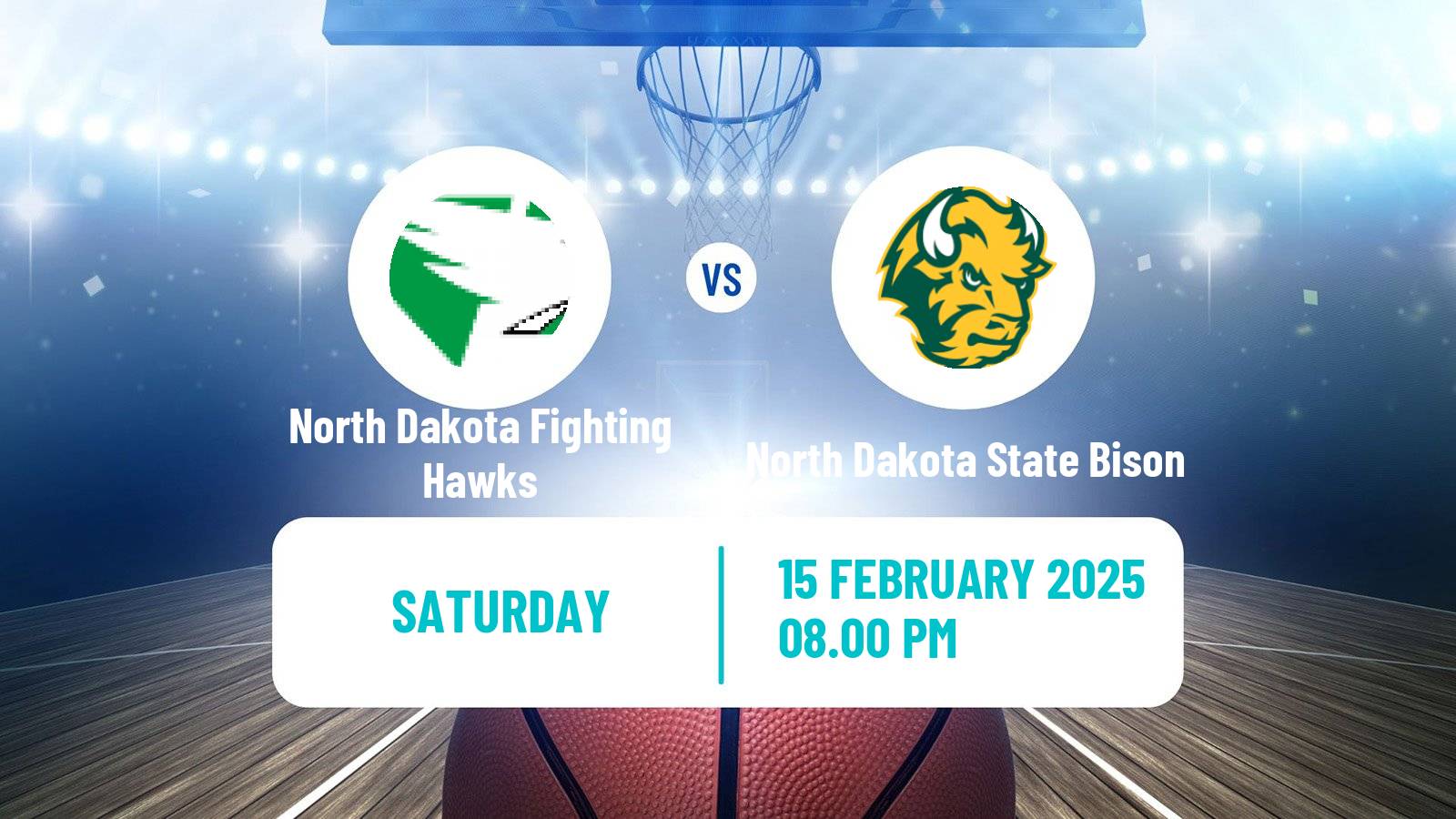 Basketball NCAA College Basketball Women North Dakota Fighting Hawks - North Dakota State Bison