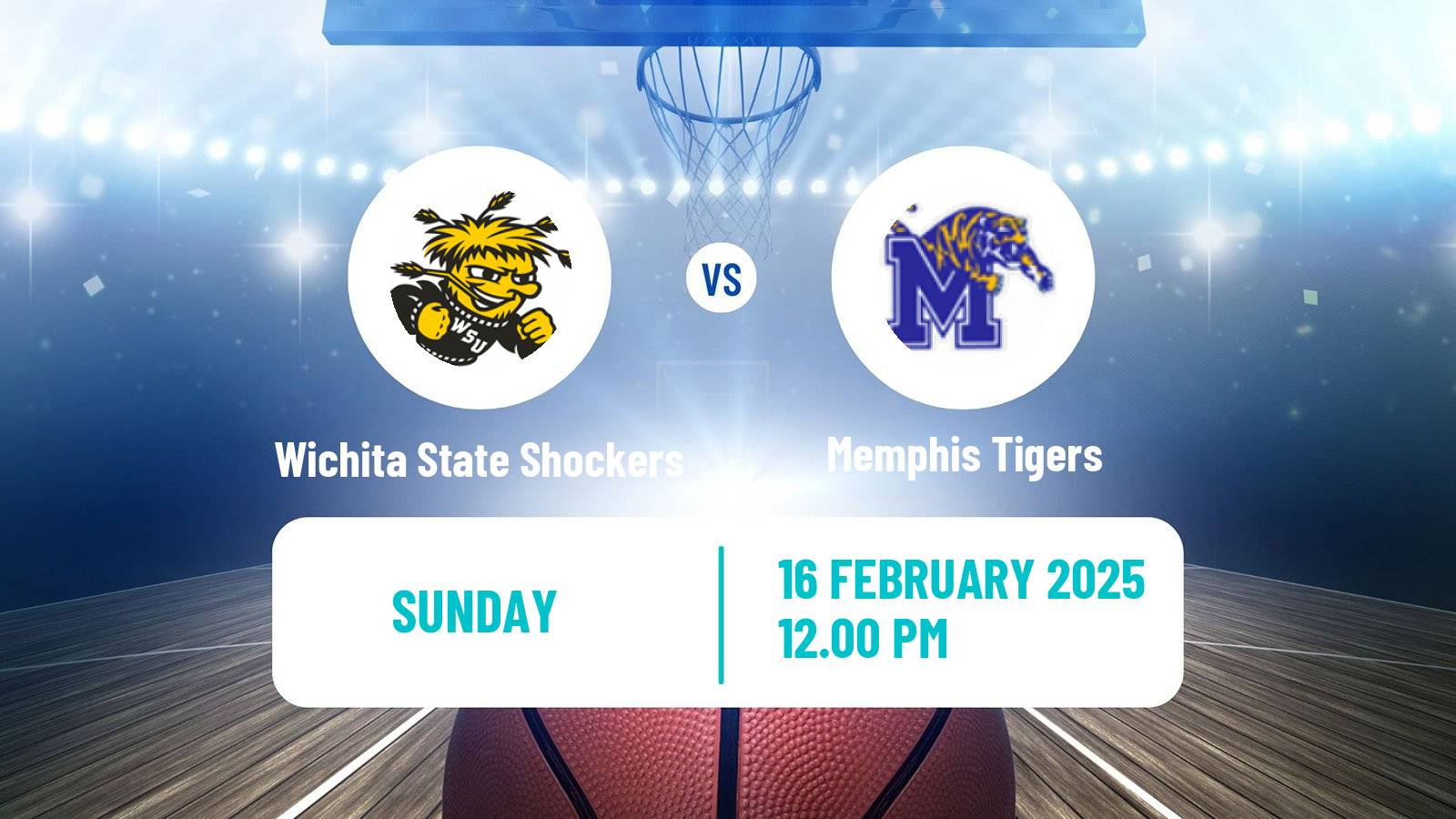 Basketball NCAA College Basketball Wichita State Shockers - Memphis Tigers