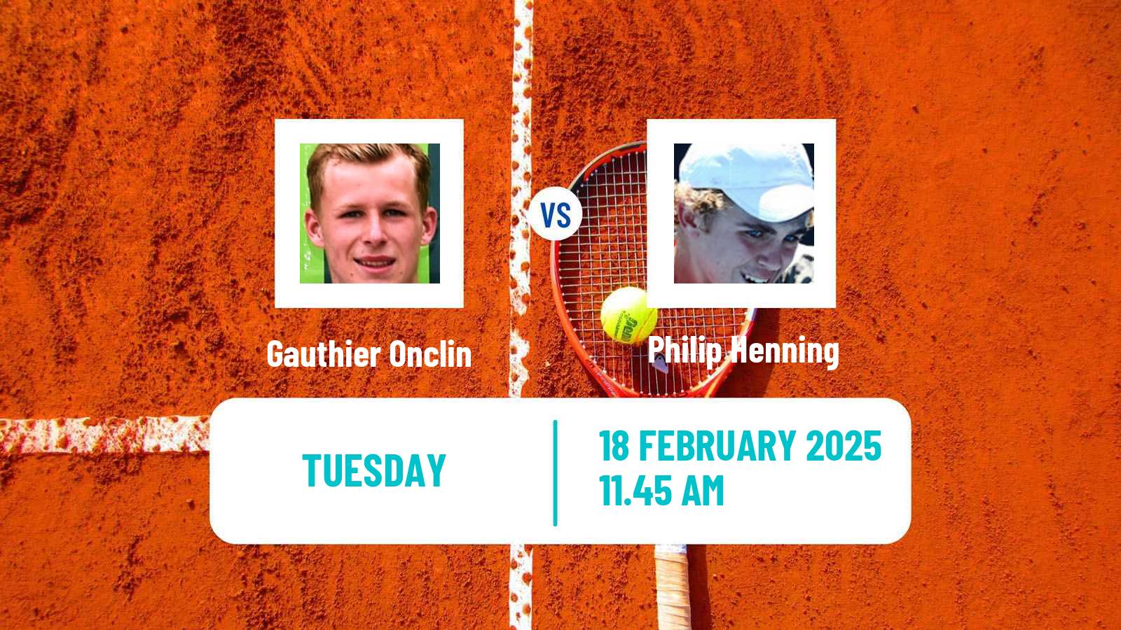 Tennis Glasgow Challenger Men Gauthier Onclin - Philip Henning