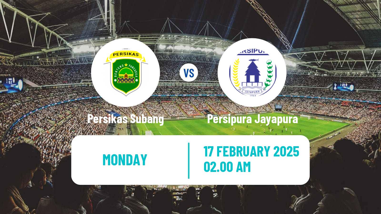 Soccer Indonesian Liga 2 Persikas Subang - Persipura Jayapura