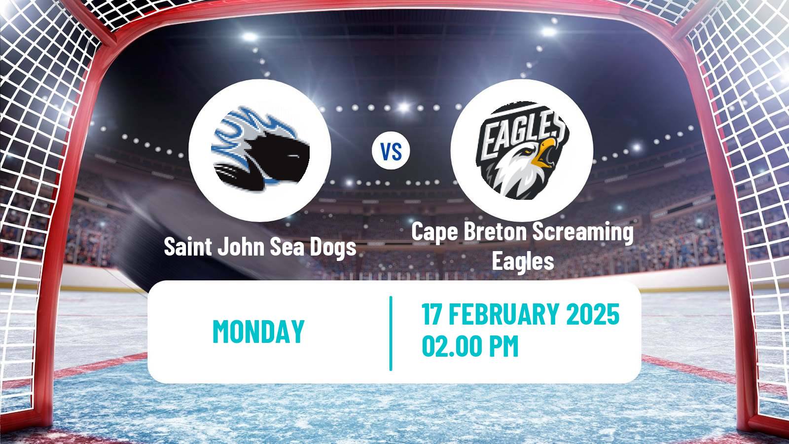 Hockey QMJHL Saint John Sea Dogs - Cape Breton Screaming Eagles