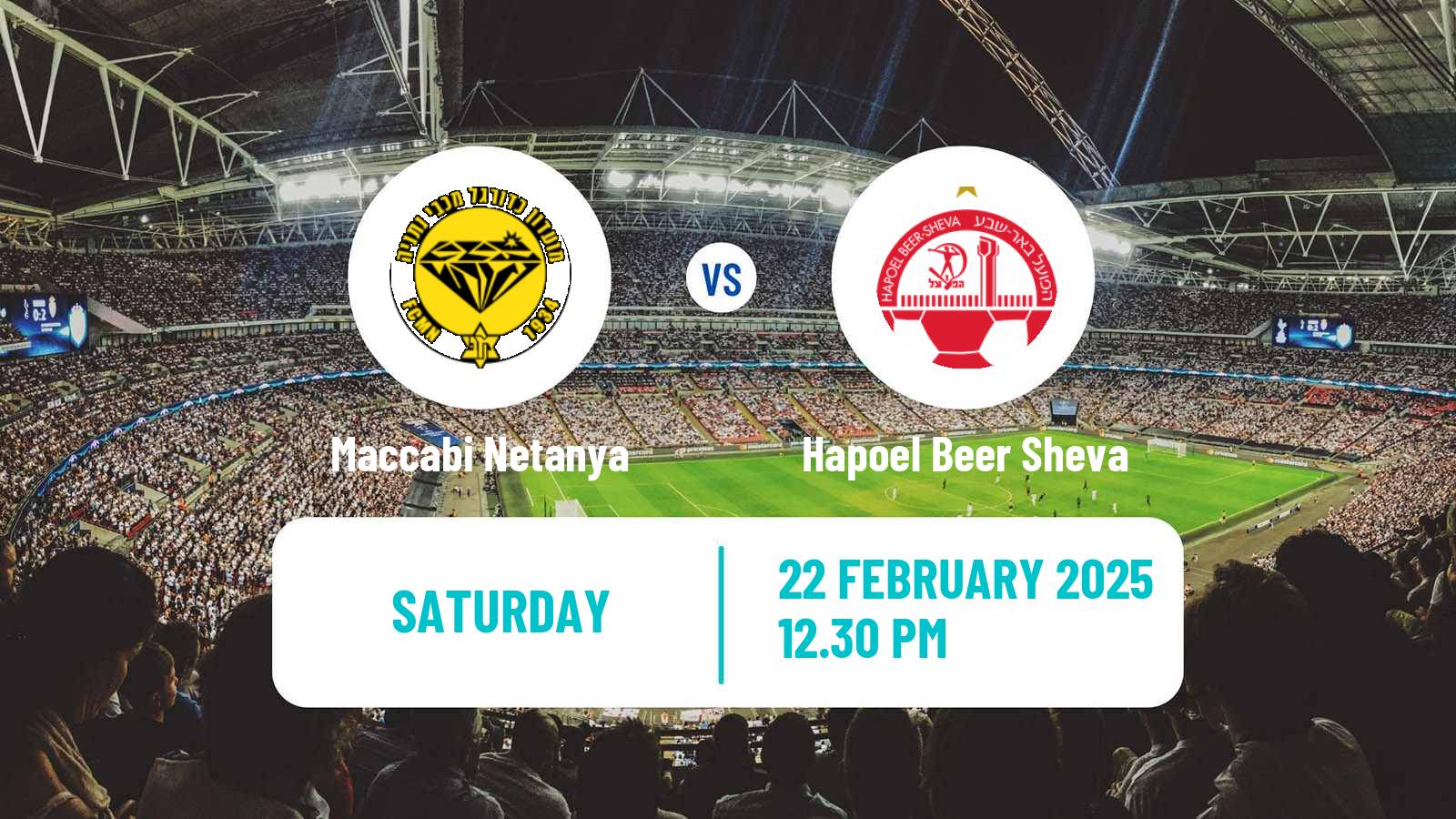 Soccer Israeli Ligat haAl Maccabi Netanya - Hapoel Beer Sheva