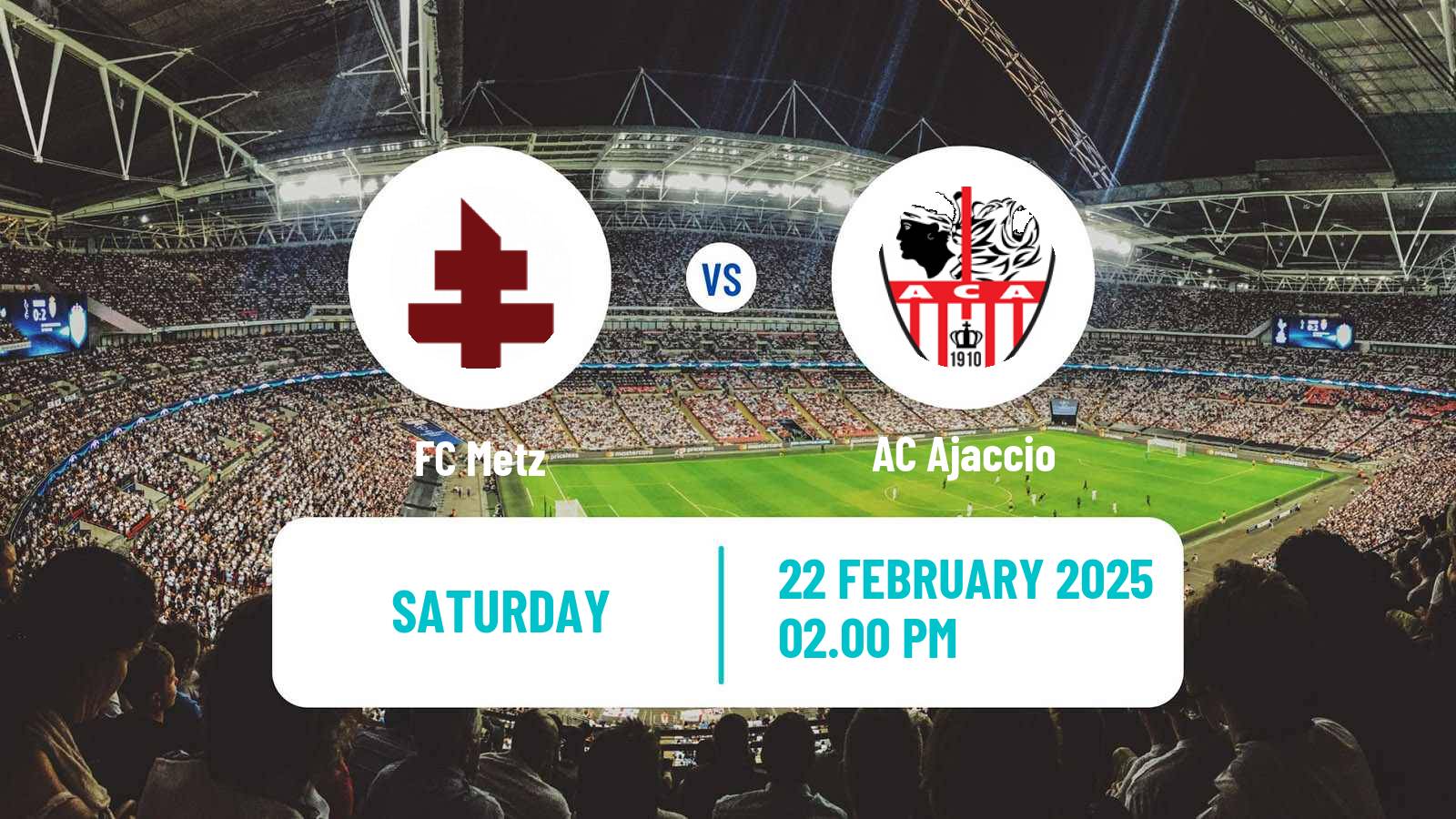 Soccer French Ligue 2 Metz - Ajaccio