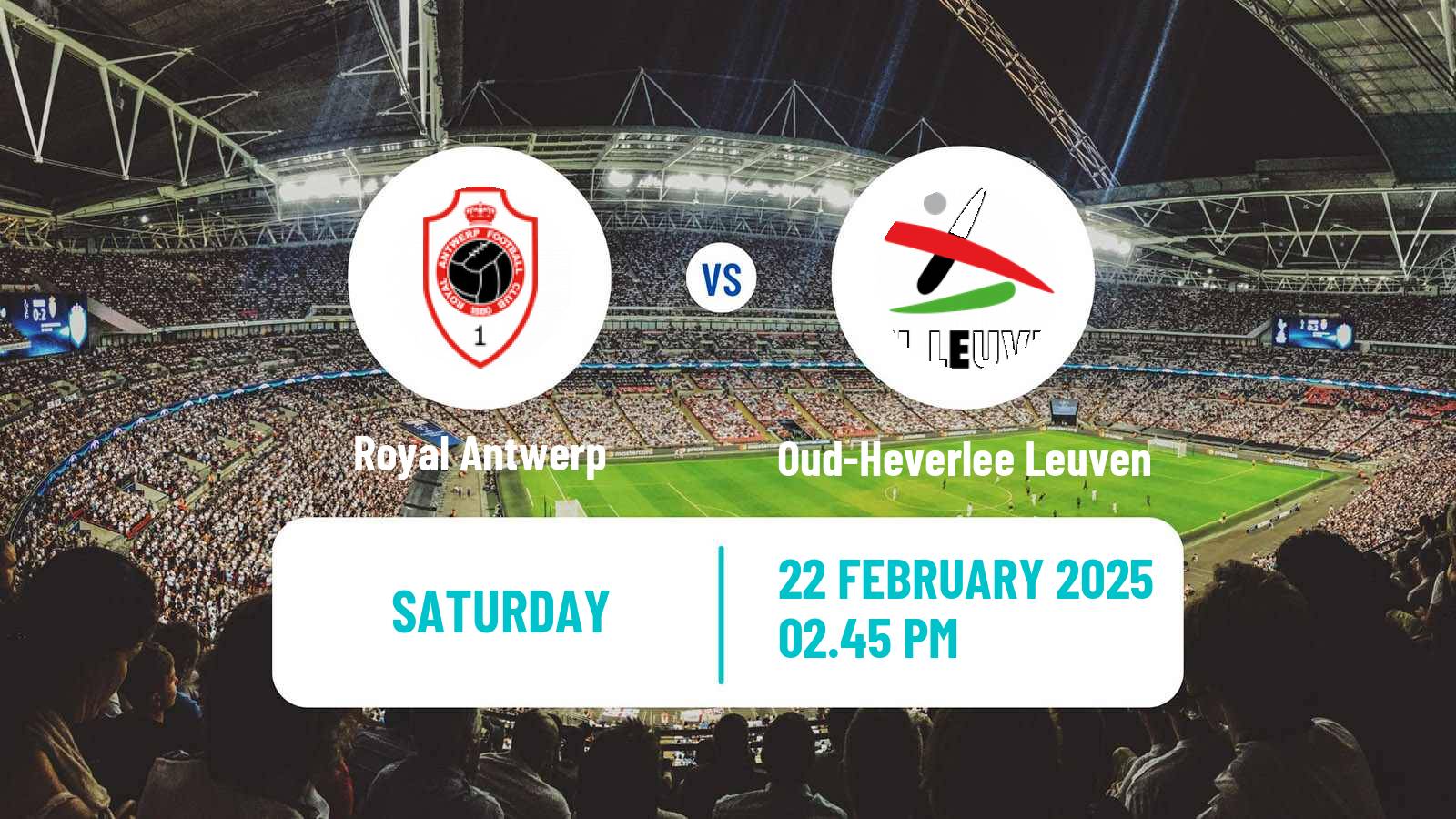 Soccer Belgian Jupiler Pro League Royal Antwerp - Oud-Heverlee Leuven