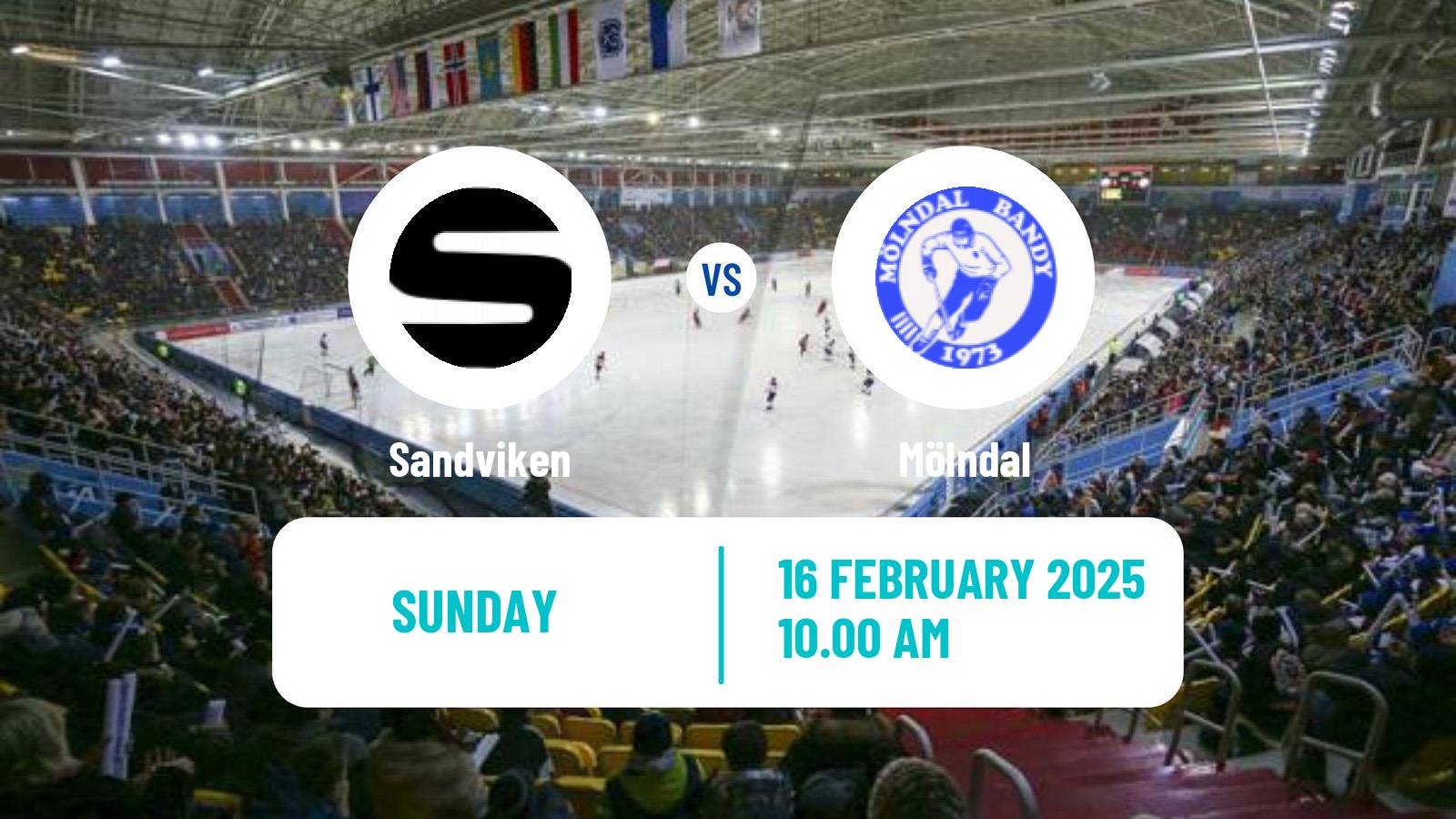 Bandy Swedish Elitserien Bandy Women Sandviken - Mölndal