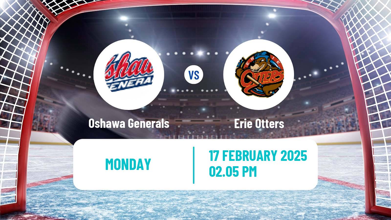 Hockey OHL Oshawa Generals - Erie Otters