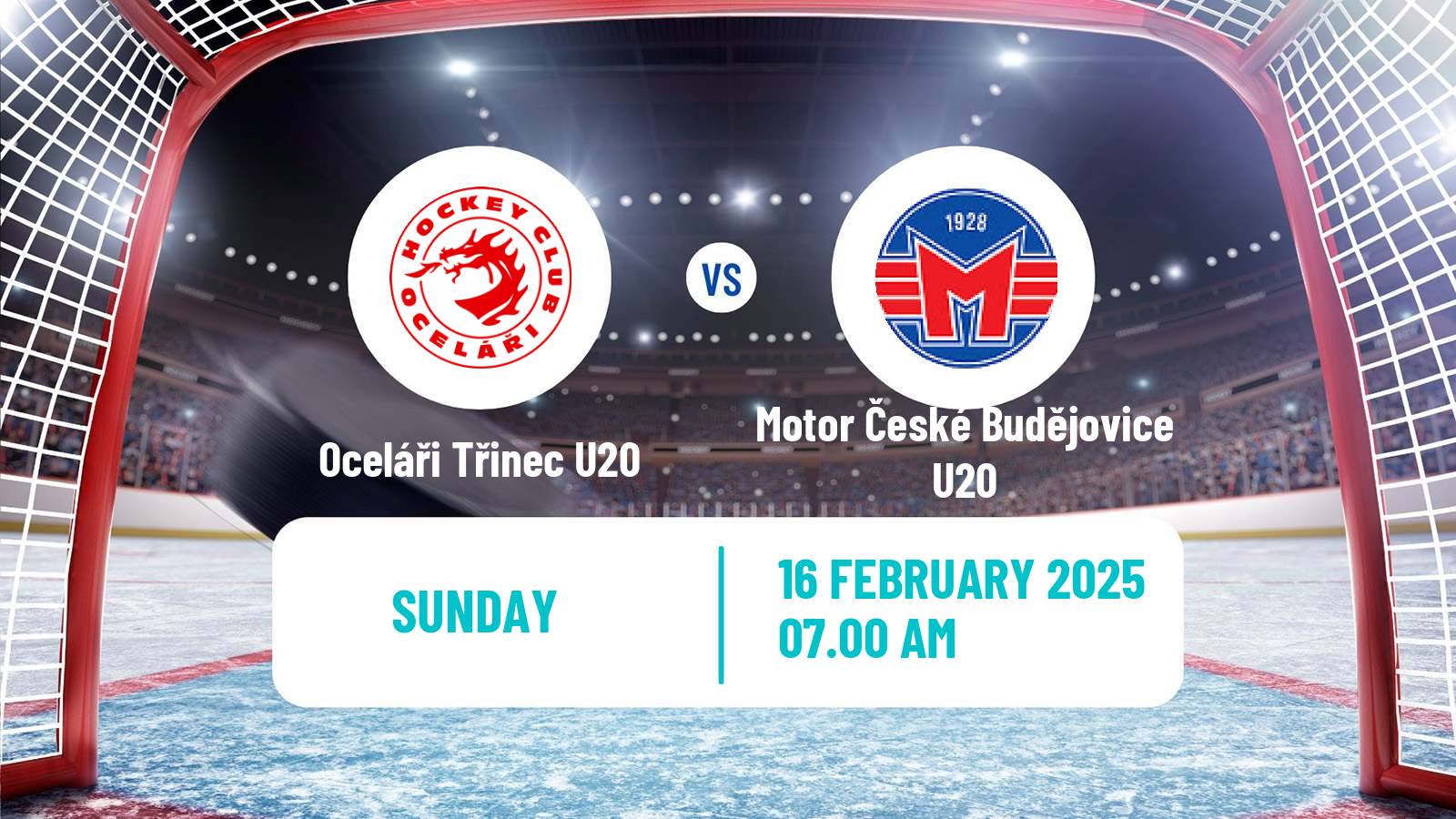 Hockey Czech ELJ Oceláři Třinec U20 - Motor České Budějovice U20