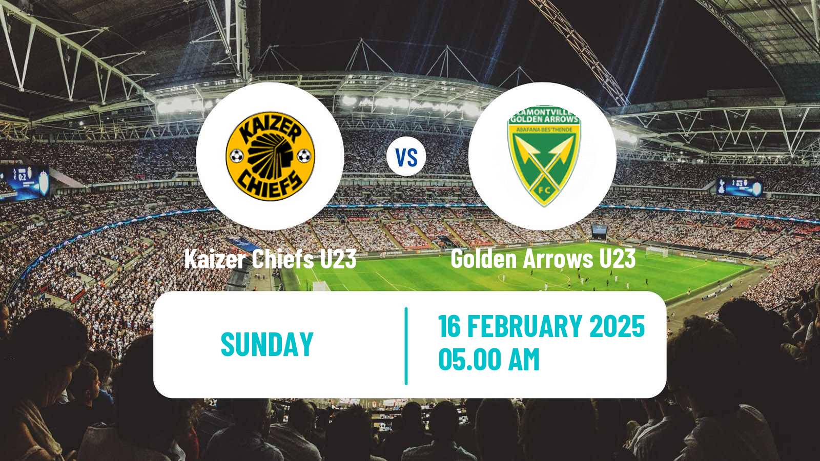 Soccer South African Diski Challenge Kaizer Chiefs U23 - Golden Arrows U23