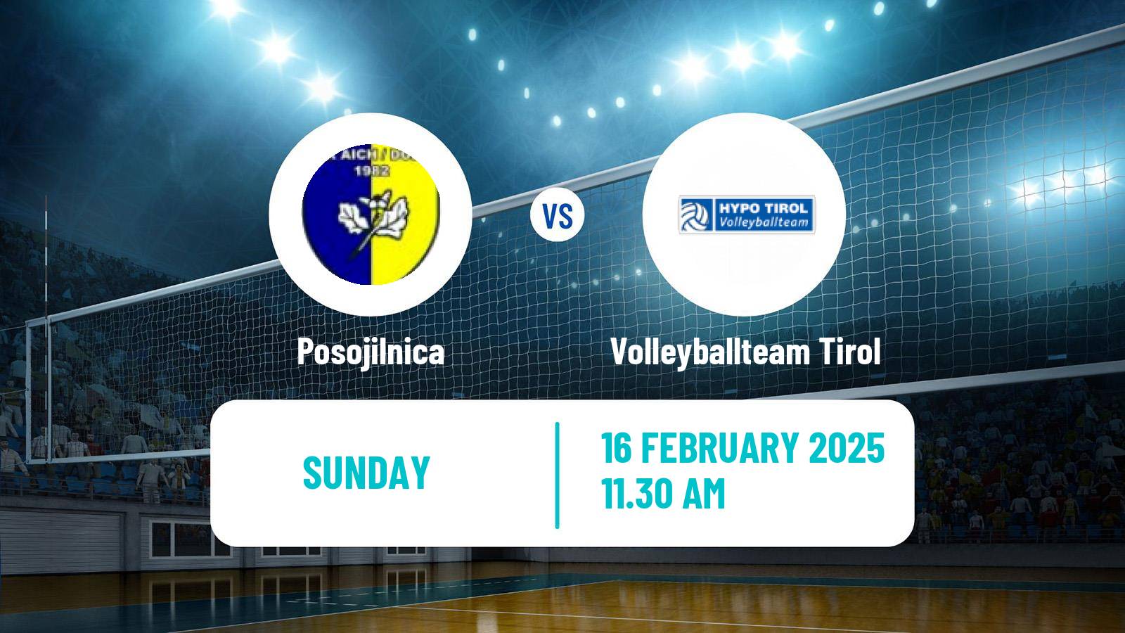 Volleyball Austrian Cup Volleyball Posojilnica - Volleyballteam Tirol