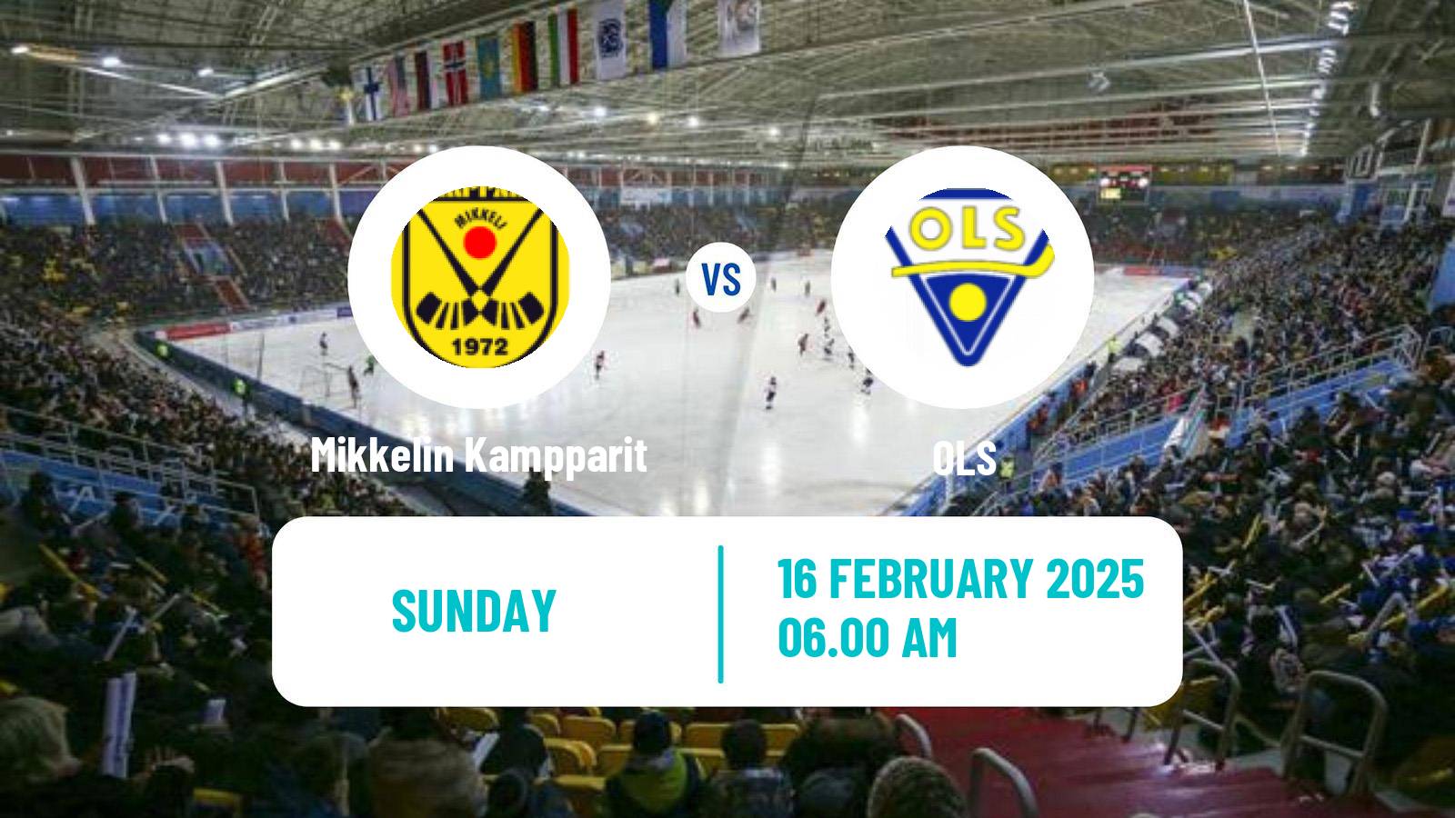 Bandy Finnish Bandyliiga Mikkelin Kampparit - OLS