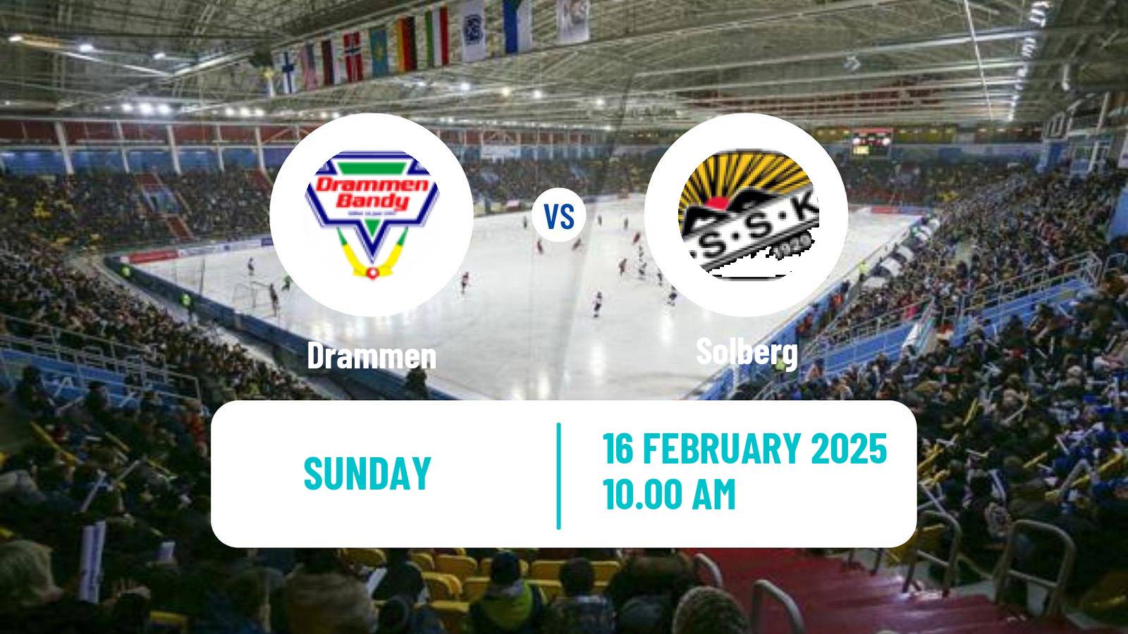 Bandy Norwegian Eliteserien Bandy Drammen - Solberg