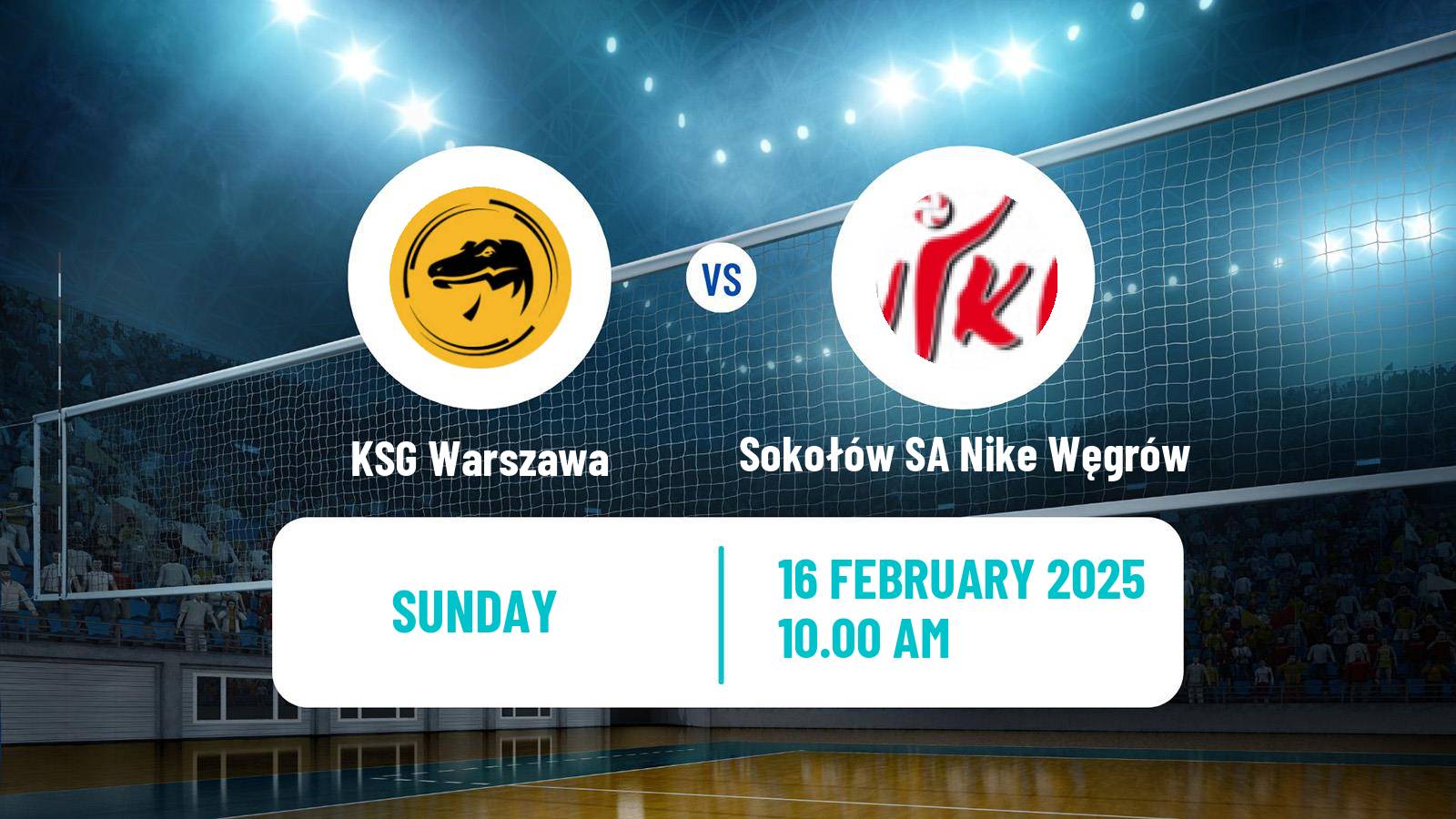 Volleyball Polish I Liga Volleyball Women KSG Warszawa - Sokołów SA Nike Węgrów