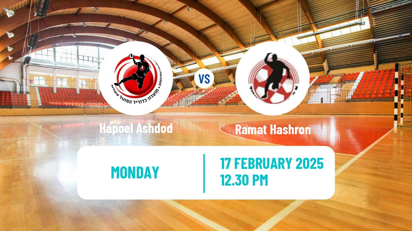 Handball Israeli Division 1 Handball Hapoel Ashdod - Ramat Hashron