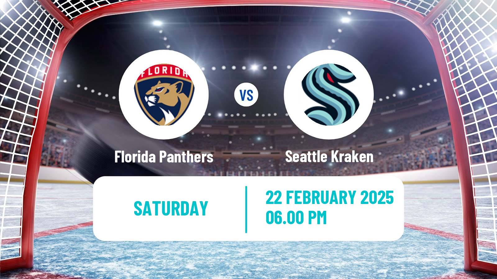 Hockey NHL Florida Panthers - Seattle Kraken