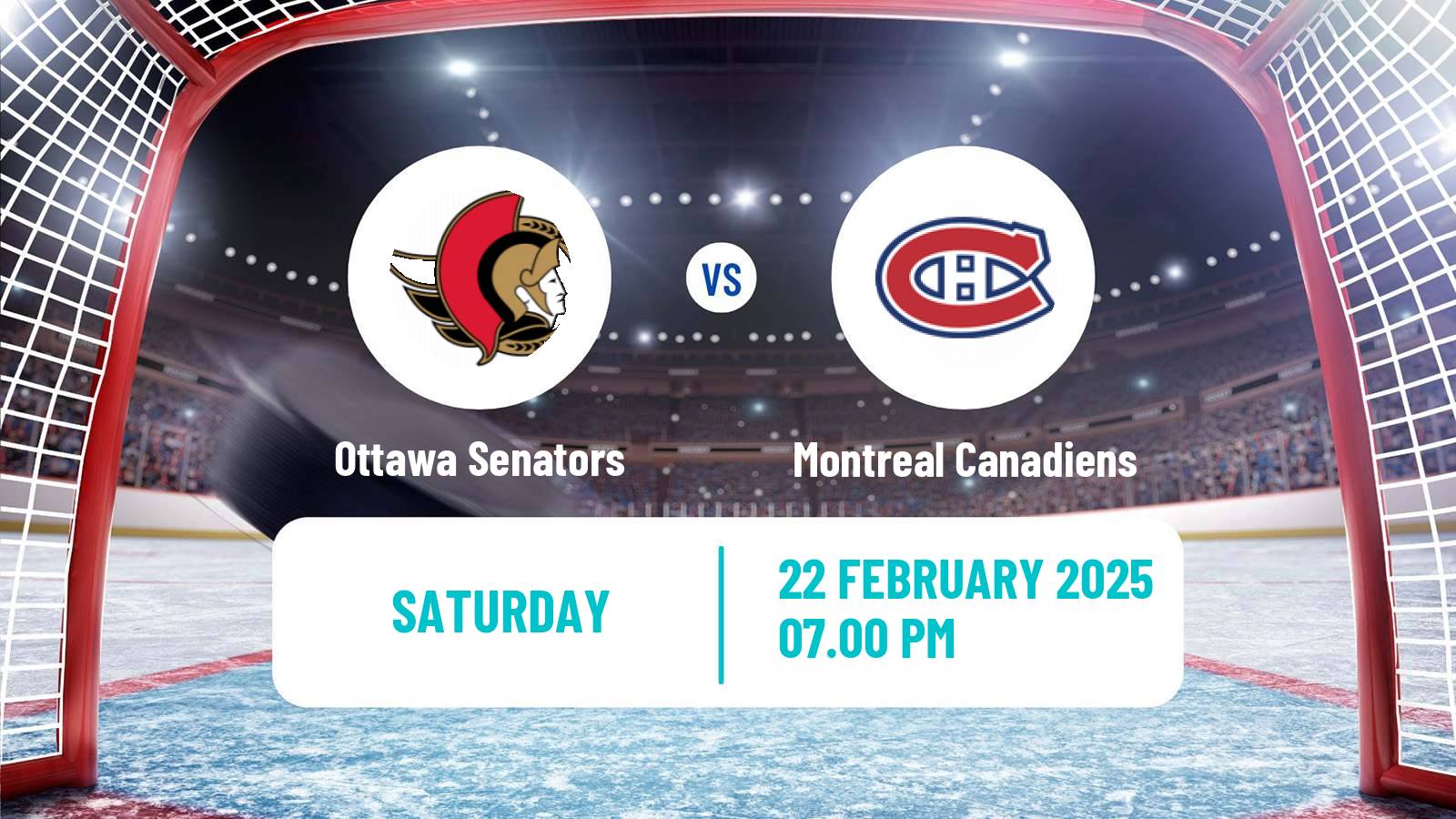 Hockey NHL Ottawa Senators - Montreal Canadiens