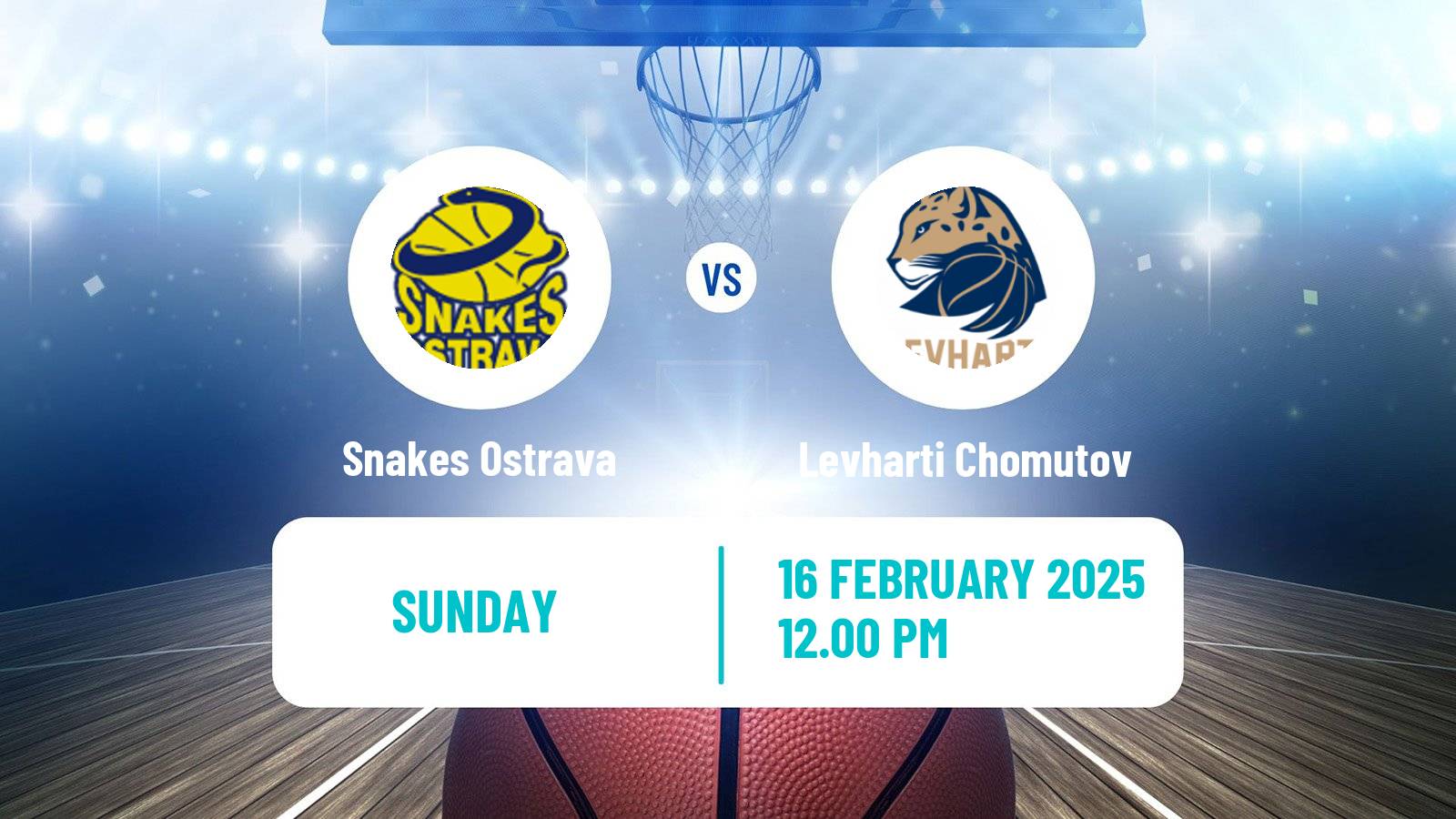 Basketball Czech 1 Liga Basketball Snakes Ostrava - Levharti Chomutov